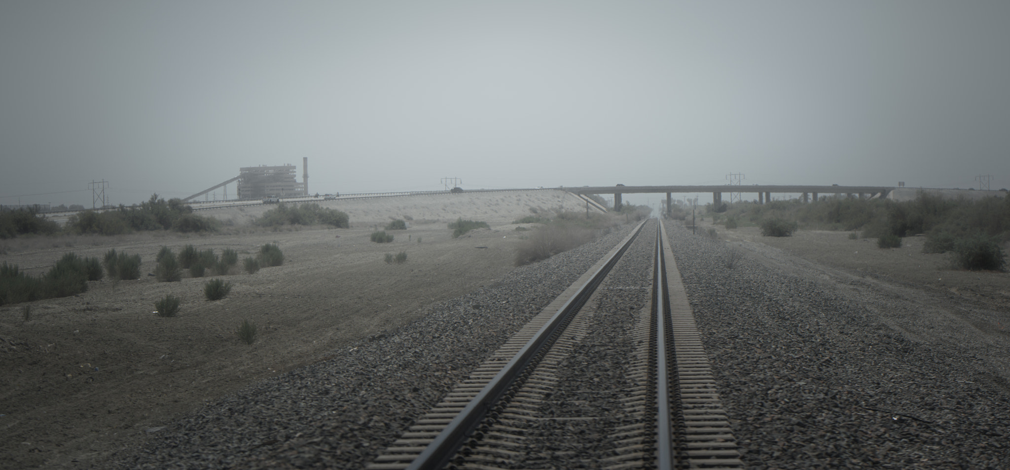 Nikon D810 + Sigma 105mm F2.8 EX DG Macro sample photo. Railway photography