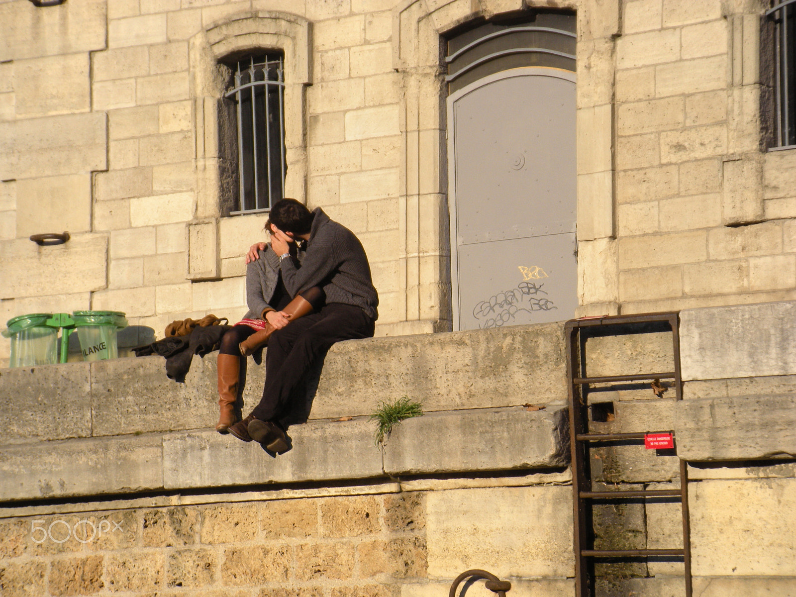 Nikon Coolpix S60 sample photo. Paris bisous photography