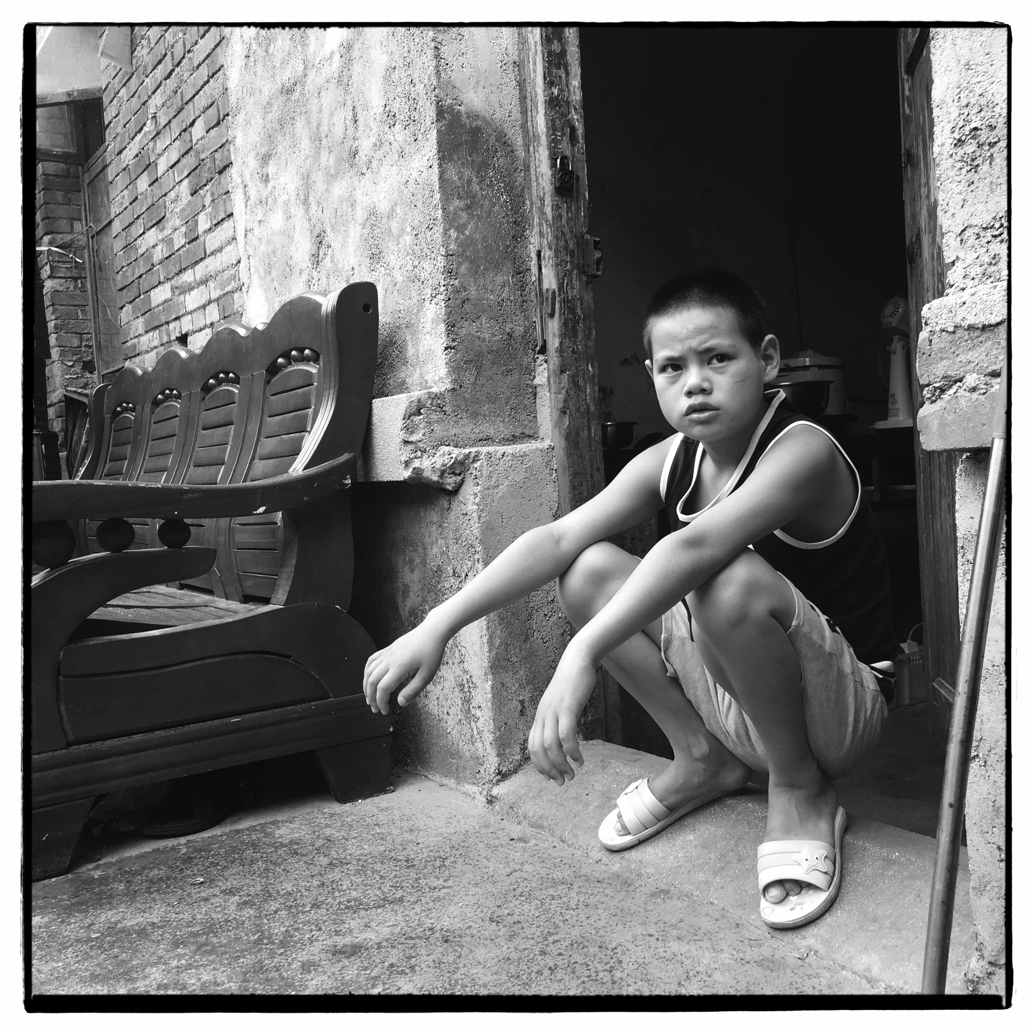 Jag.gr 6X6 for iPhone sample photo. 小男孩 photography