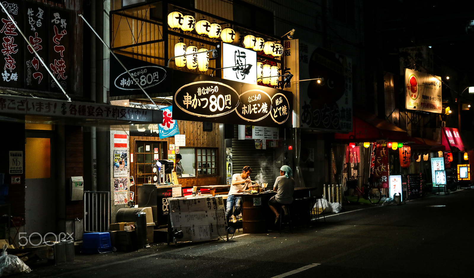 Canon EOS 760D (EOS Rebel T6s / EOS 8000D) sample photo. Small restaurant in shin sekai photography