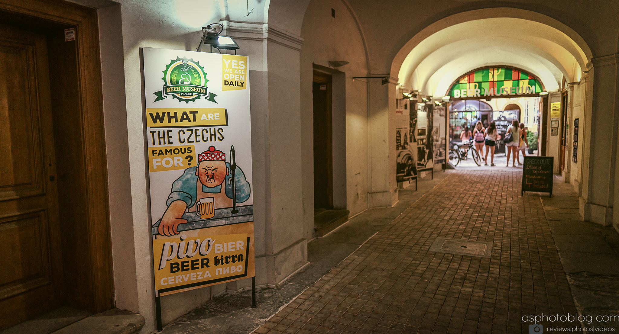Sigma 24mm F1.4 DG HSM Art sample photo. Prague beer museum photography