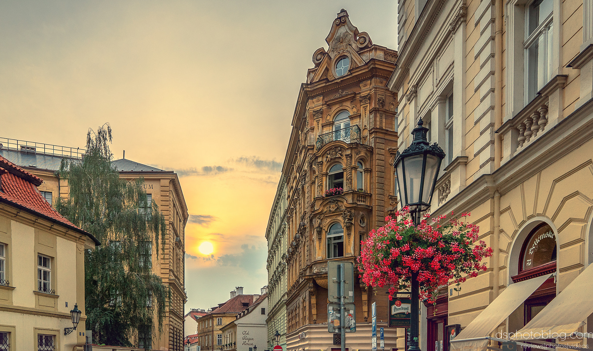 Sony a7 II sample photo. Prague sunset photography