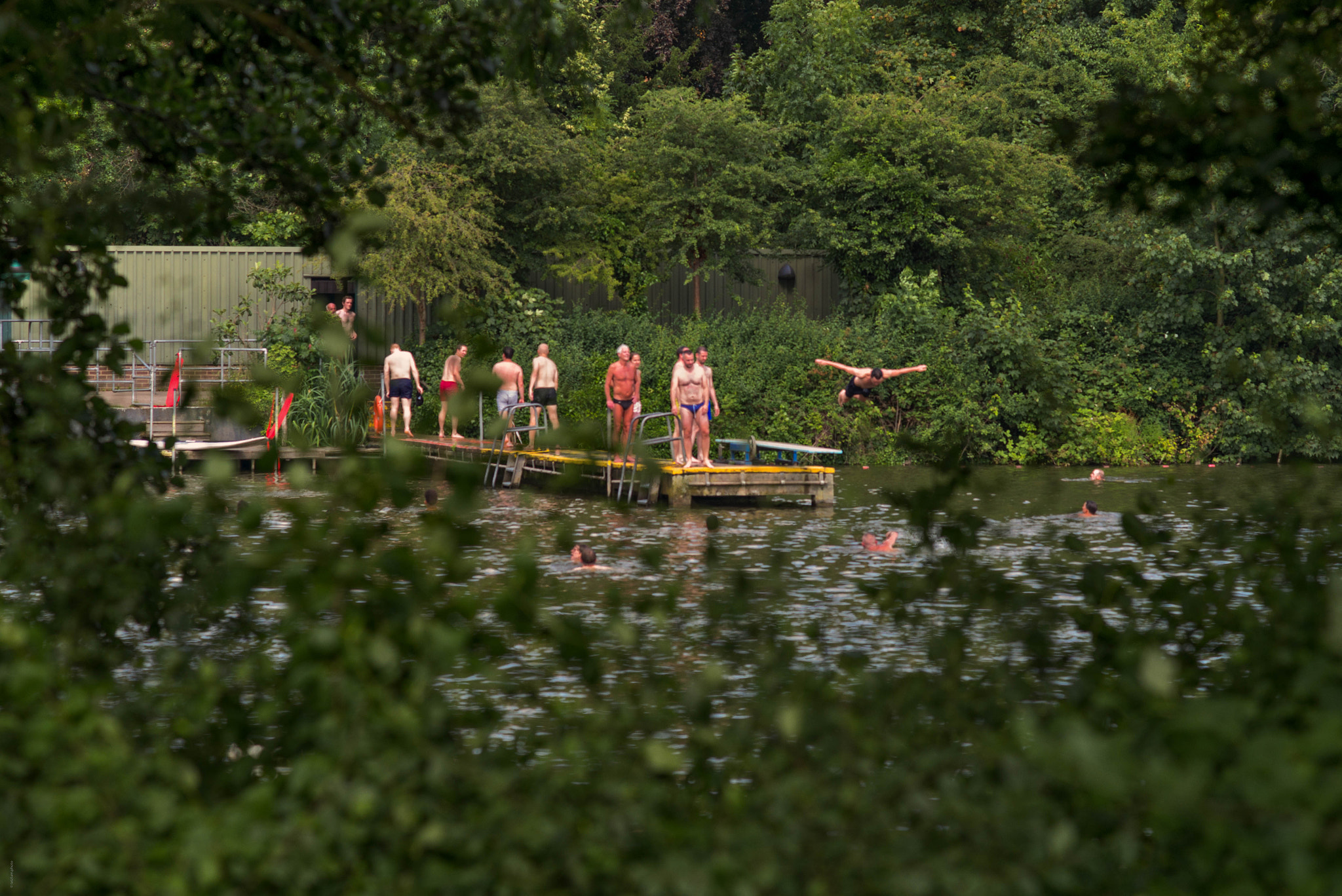 Leica M (Typ 240) + Leica APO-Telyt-M 135mm F3.4 ASPH sample photo. Men's pond photography