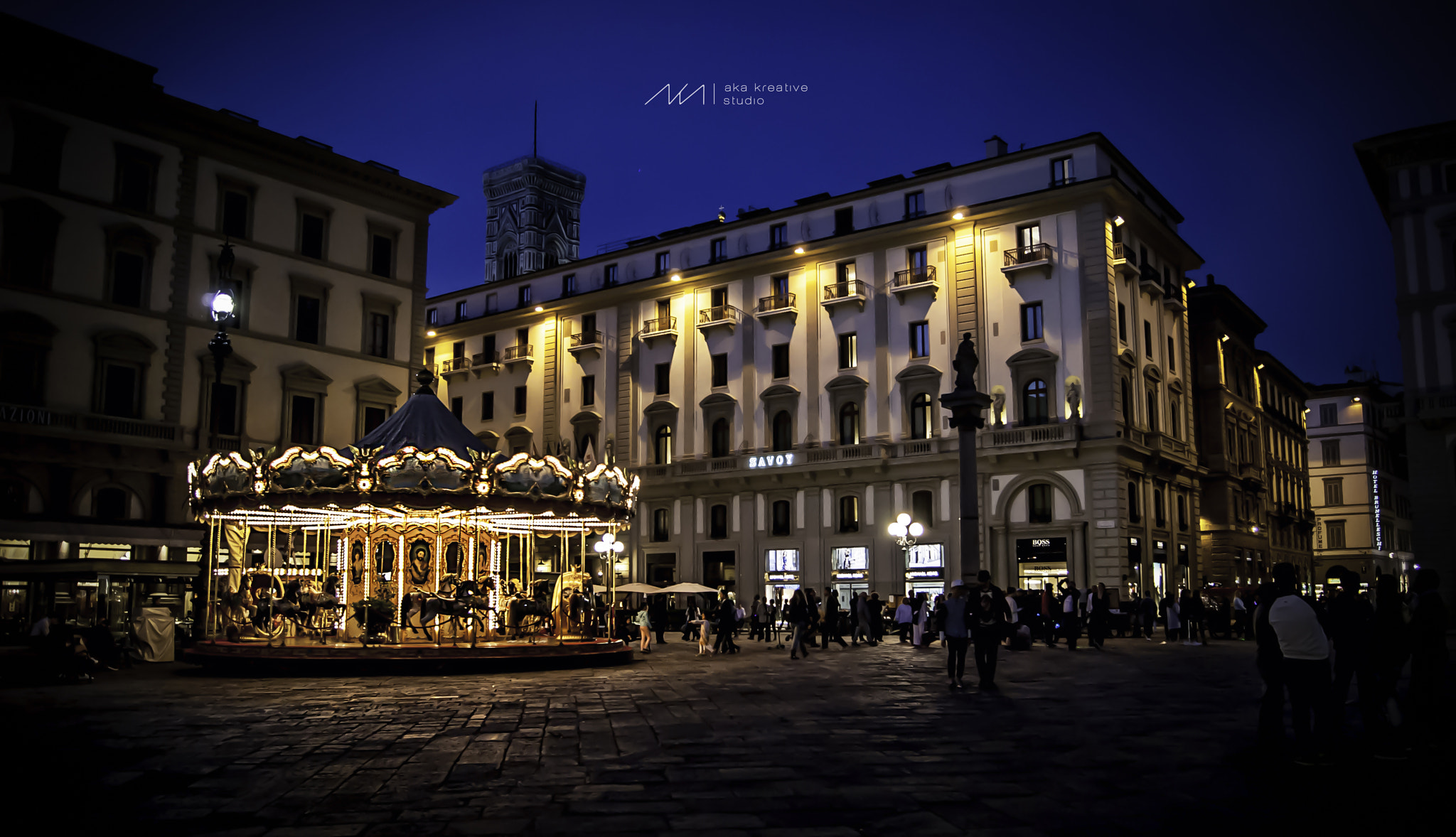 Sony Alpha DSLR-A230 + Sony DT 18-55mm F3.5-5.6 SAM sample photo. Magical florence by night photography