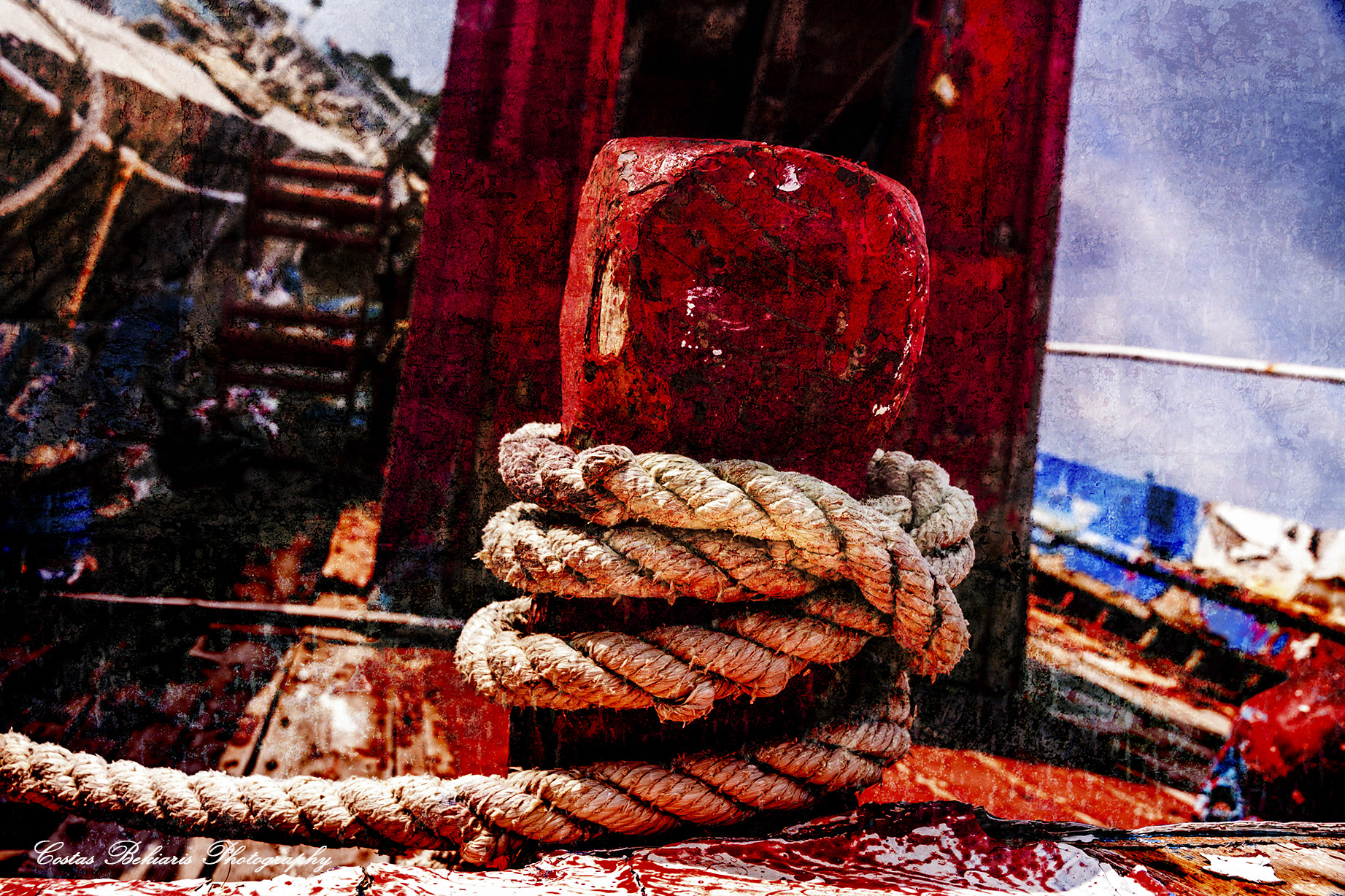 Canon EOS 50D sample photo. Boat repair photography