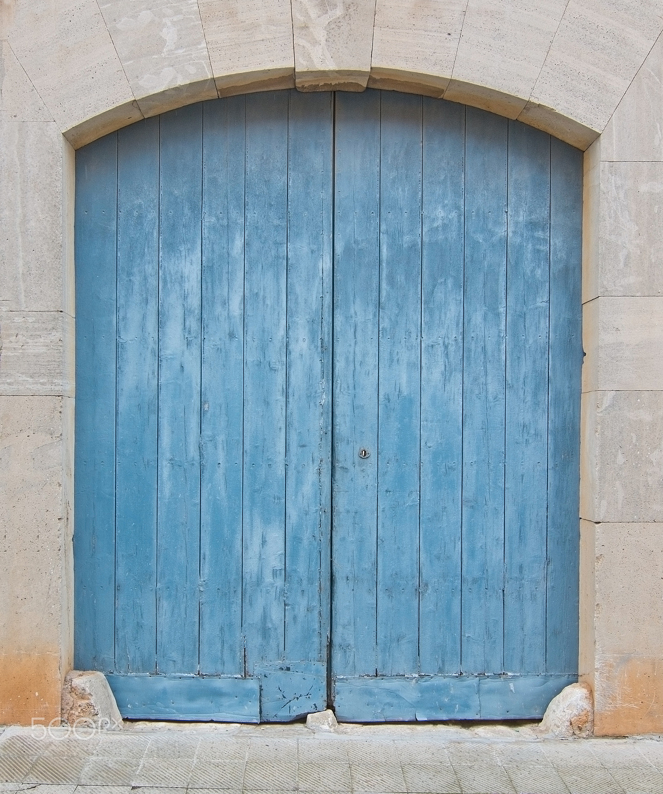 Nikon D7100 sample photo. Blue wooden painted door photography