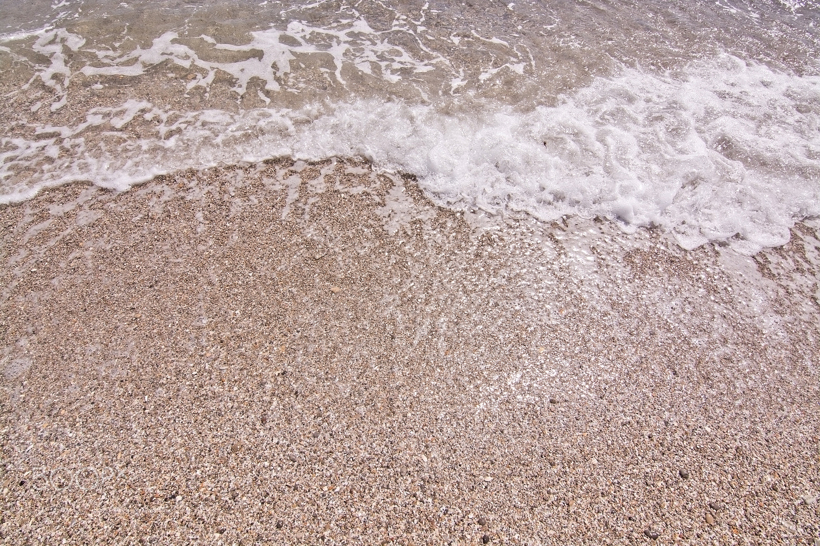 Nikon D7100 sample photo. Foamy wave hits rocks and seashells beach closeup photography