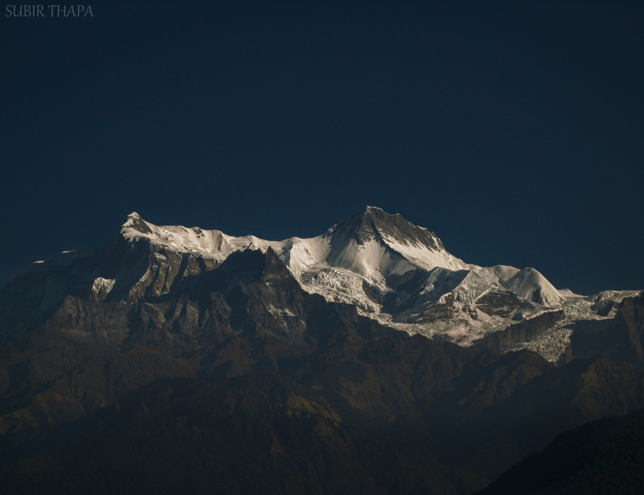 Canon POWERSHOT A3350 IS sample photo. Annapurna range photography