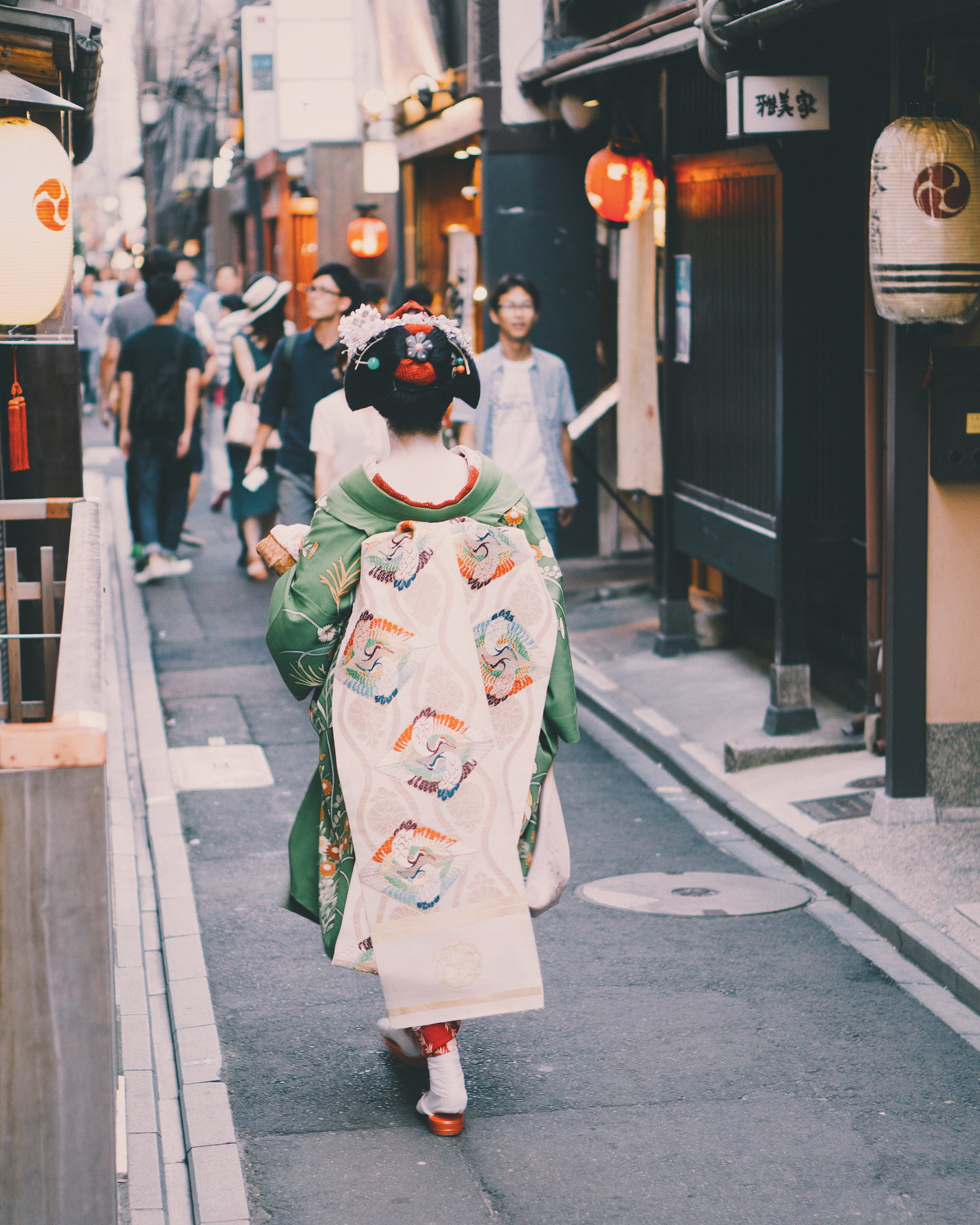 Sony a5100 + E 50mm F1.8 OSS sample photo. Streets of kyoto photography