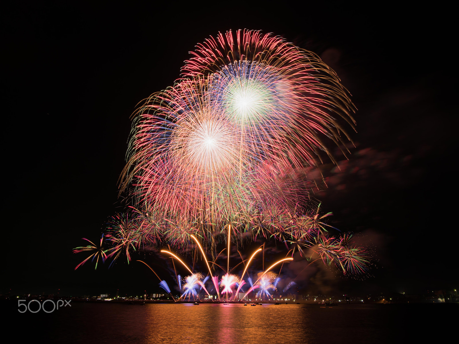 Nikon D810 + Tokina AT-X 16-28mm F2.8 Pro FX sample photo. Fireworks , kuwana ntn photography