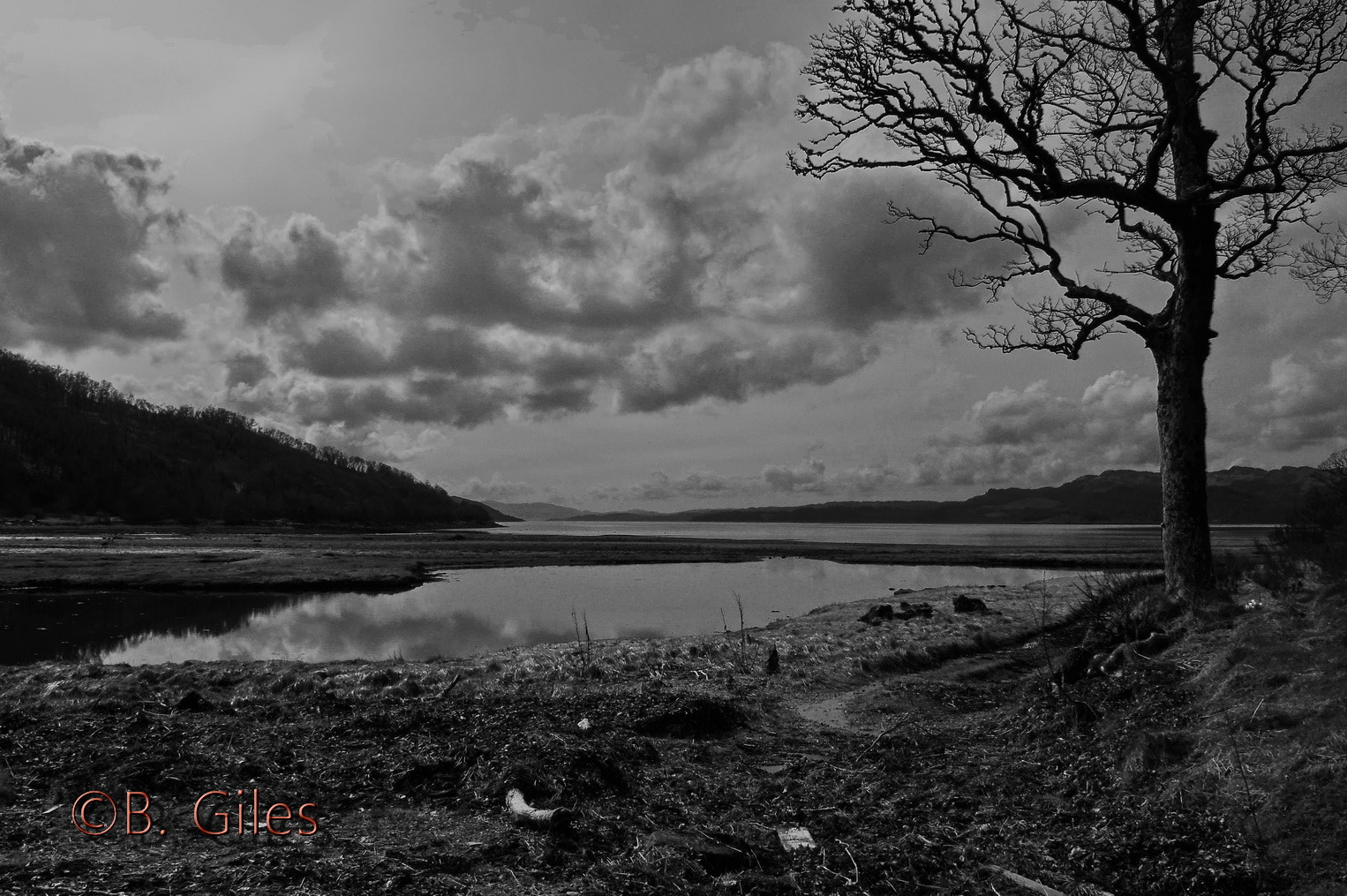 Pentax smc DA 18-55mm F3.5-5.6 AL WR sample photo. Calm loch photography
