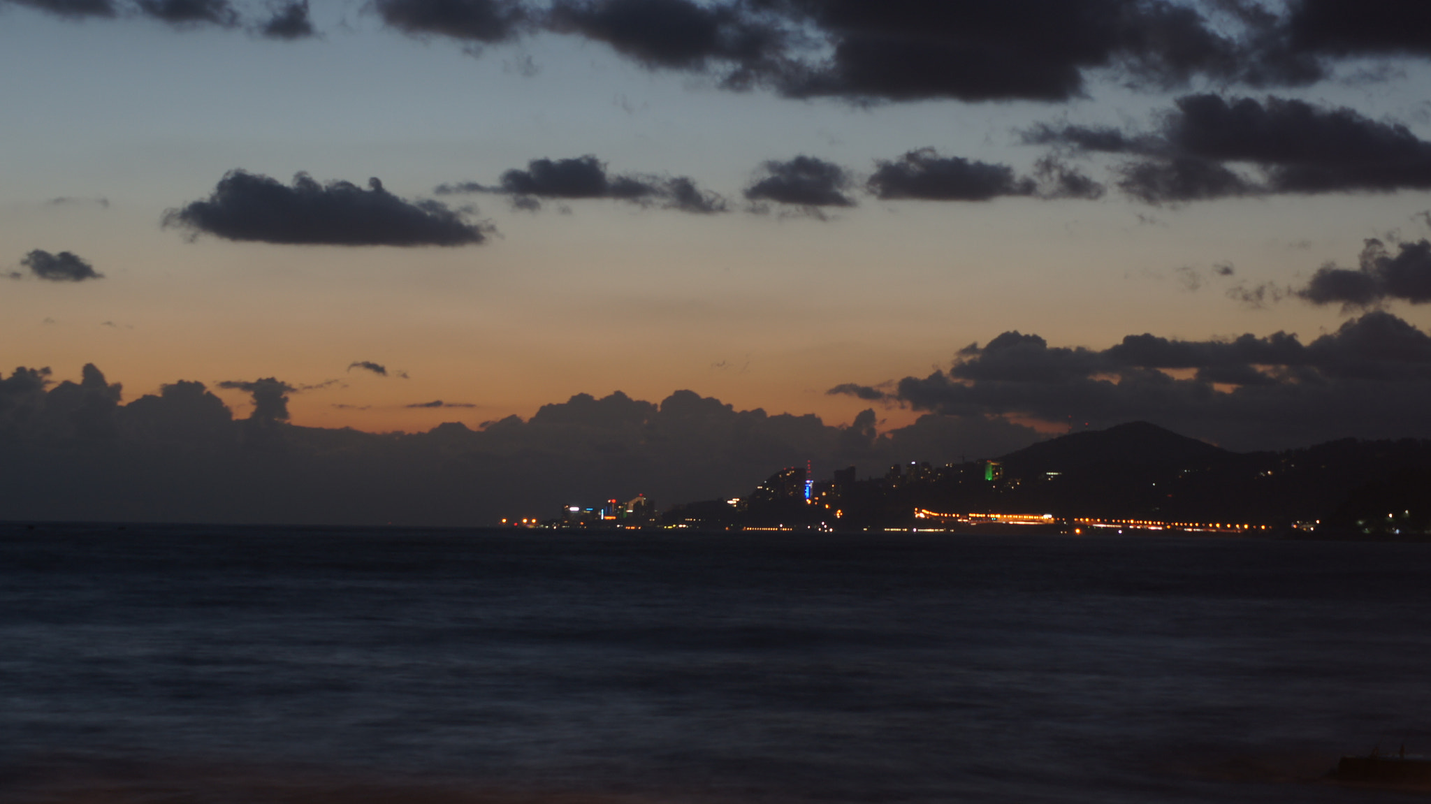 Sony DT 55-200mm F4-5.6 SAM sample photo. Night landscape photography