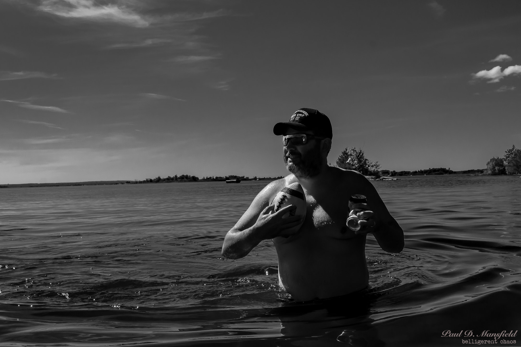 Fujifilm X-A1 + Fujifilm XF 27mm F2.8 sample photo. Swimming and drinking and playing football photography