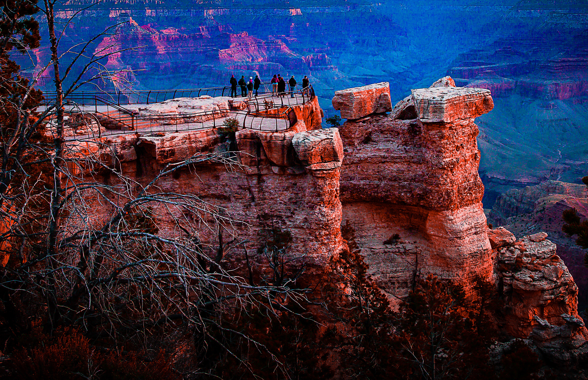 HC 35 sample photo. First light at grand canyon photography