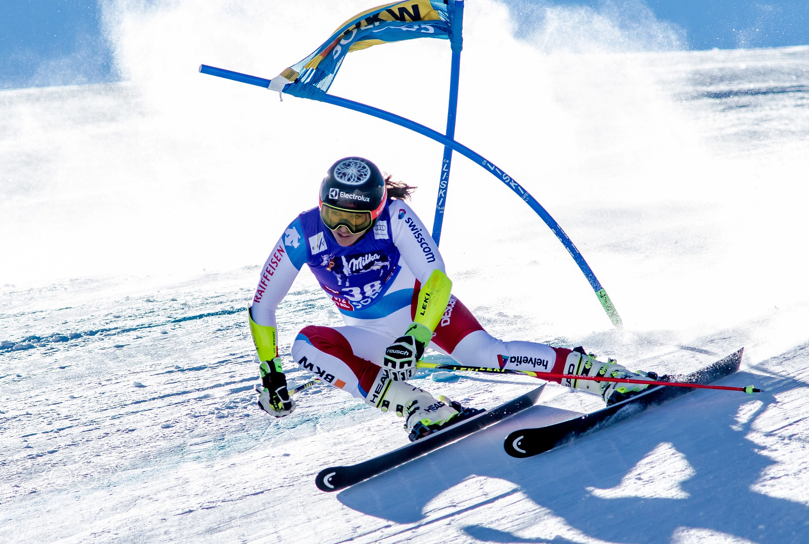 Canon EOS 7D Mark II + Canon EF 400mm F5.6L USM sample photo. Wendy holdener - fis world cup solden 2015 photography