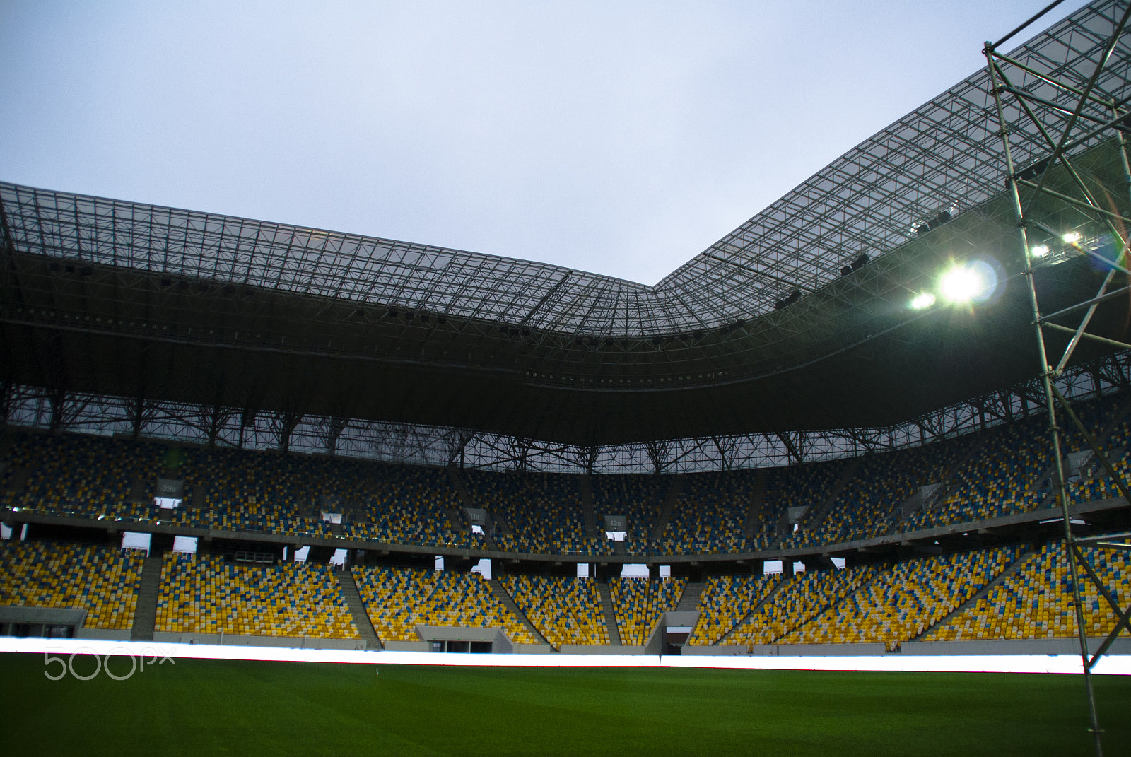 Nikon D200 sample photo. Stadium photography