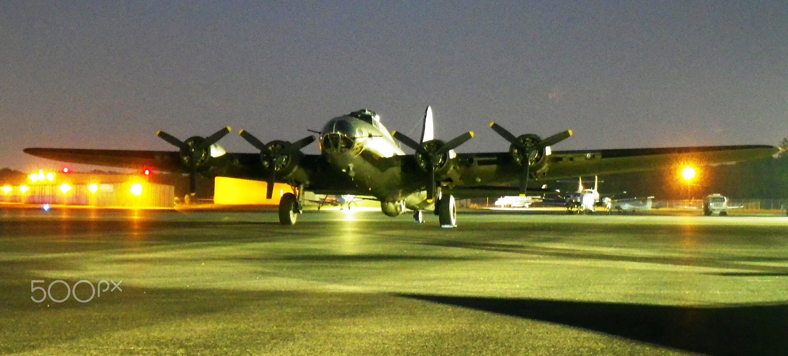 Pentax Optio WG-1 sample photo. B-17 at night photography
