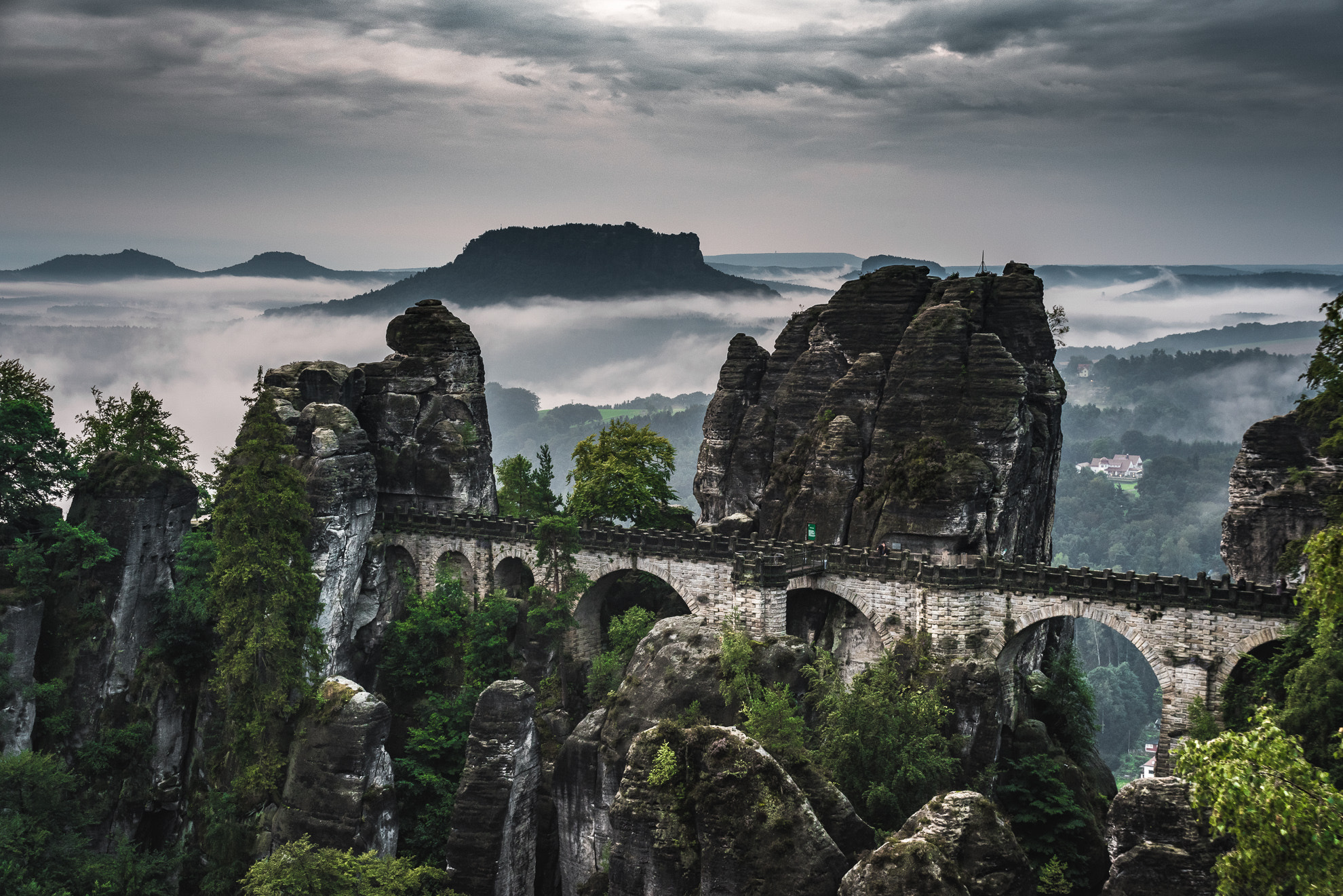 Pentax K-1 sample photo. Bastei photography