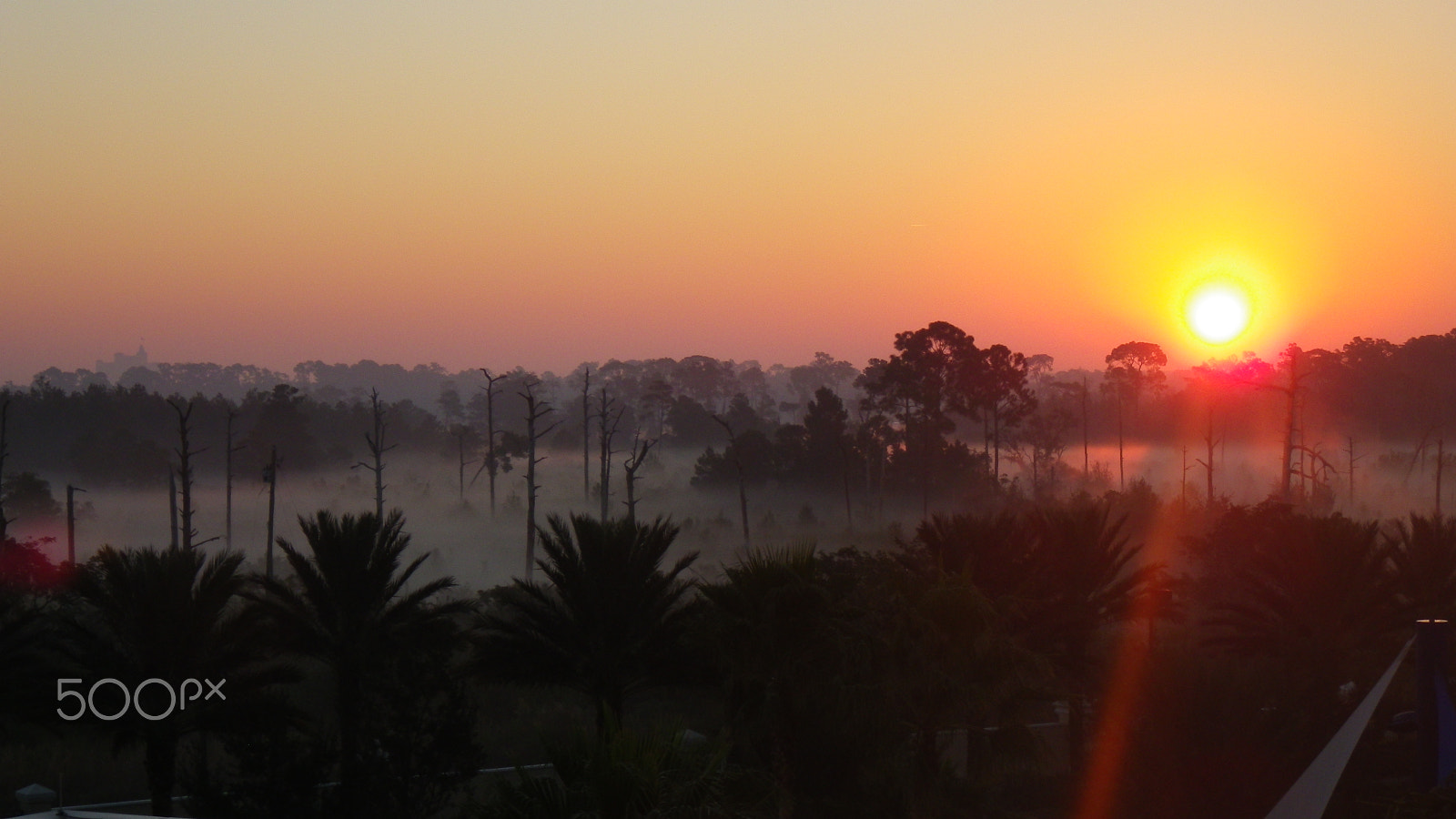 Pentax Optio WG-1 sample photo. Sunrise over florida photography