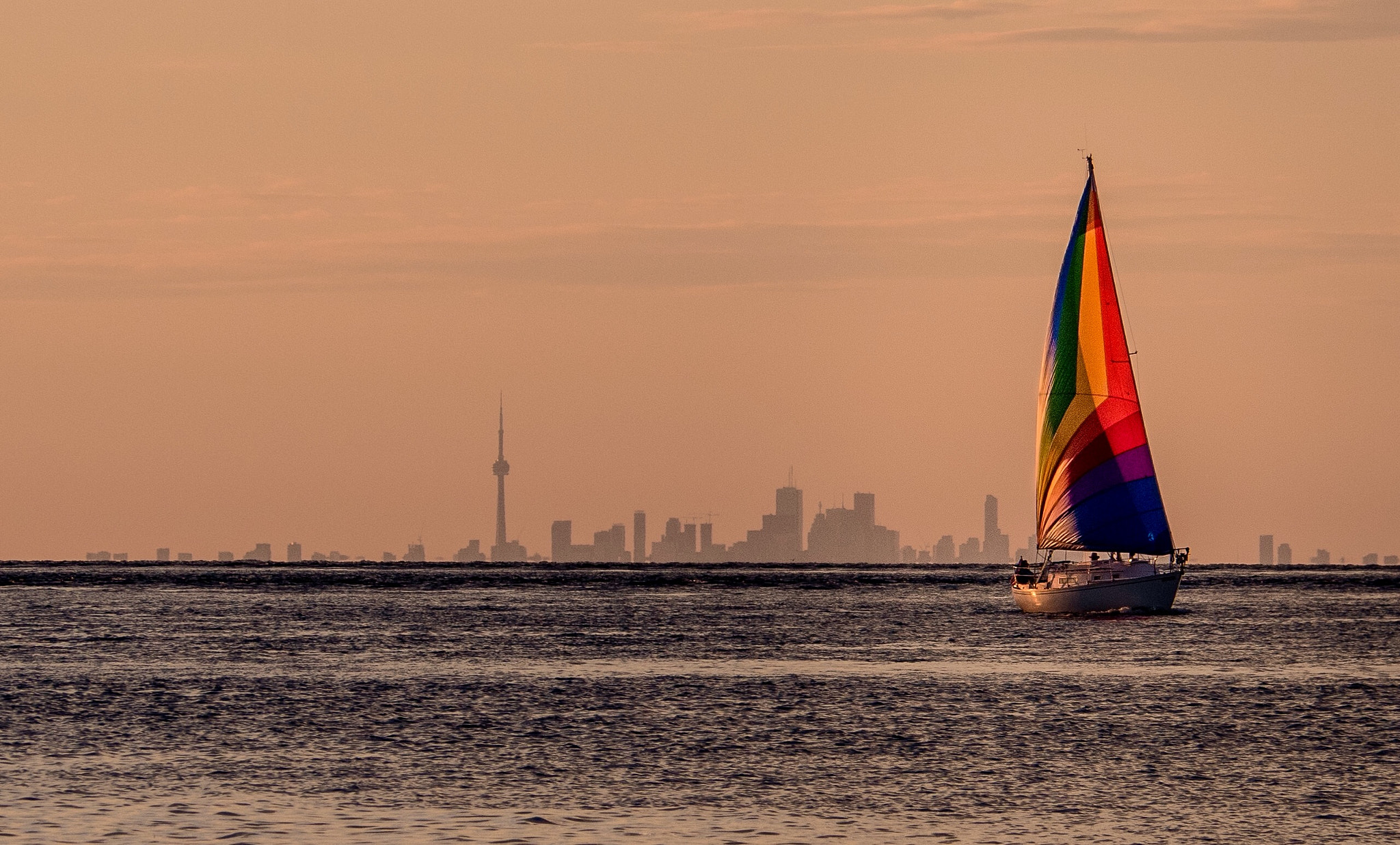 Panasonic Lumix G Vario 45-200mm F4-5.6 OIS sample photo. City sailing photography