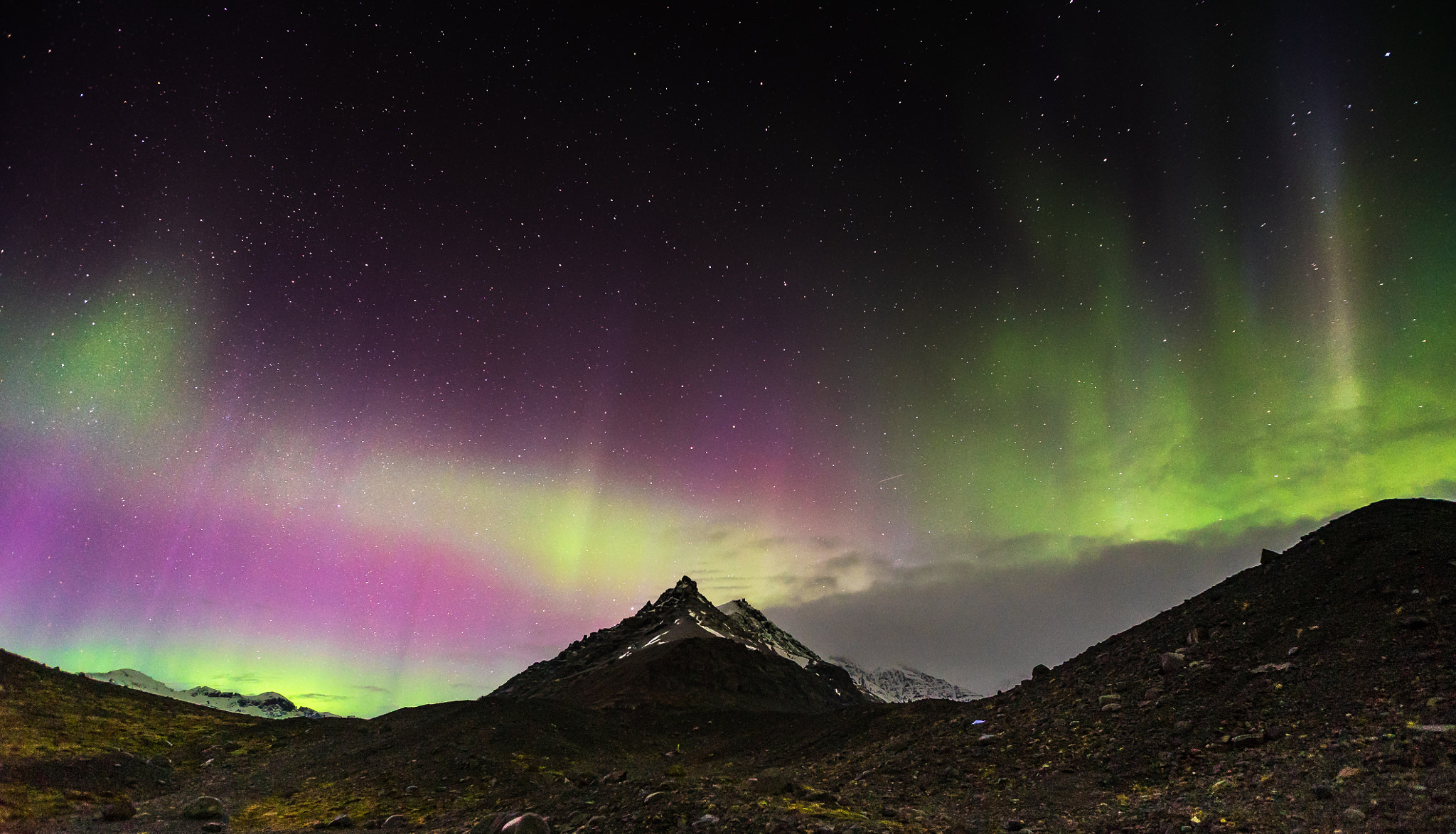 Sony a7S + Sony Vario-Sonnar T* 16-35mm F2.8 ZA SSM sample photo. Iceland northern lights photography