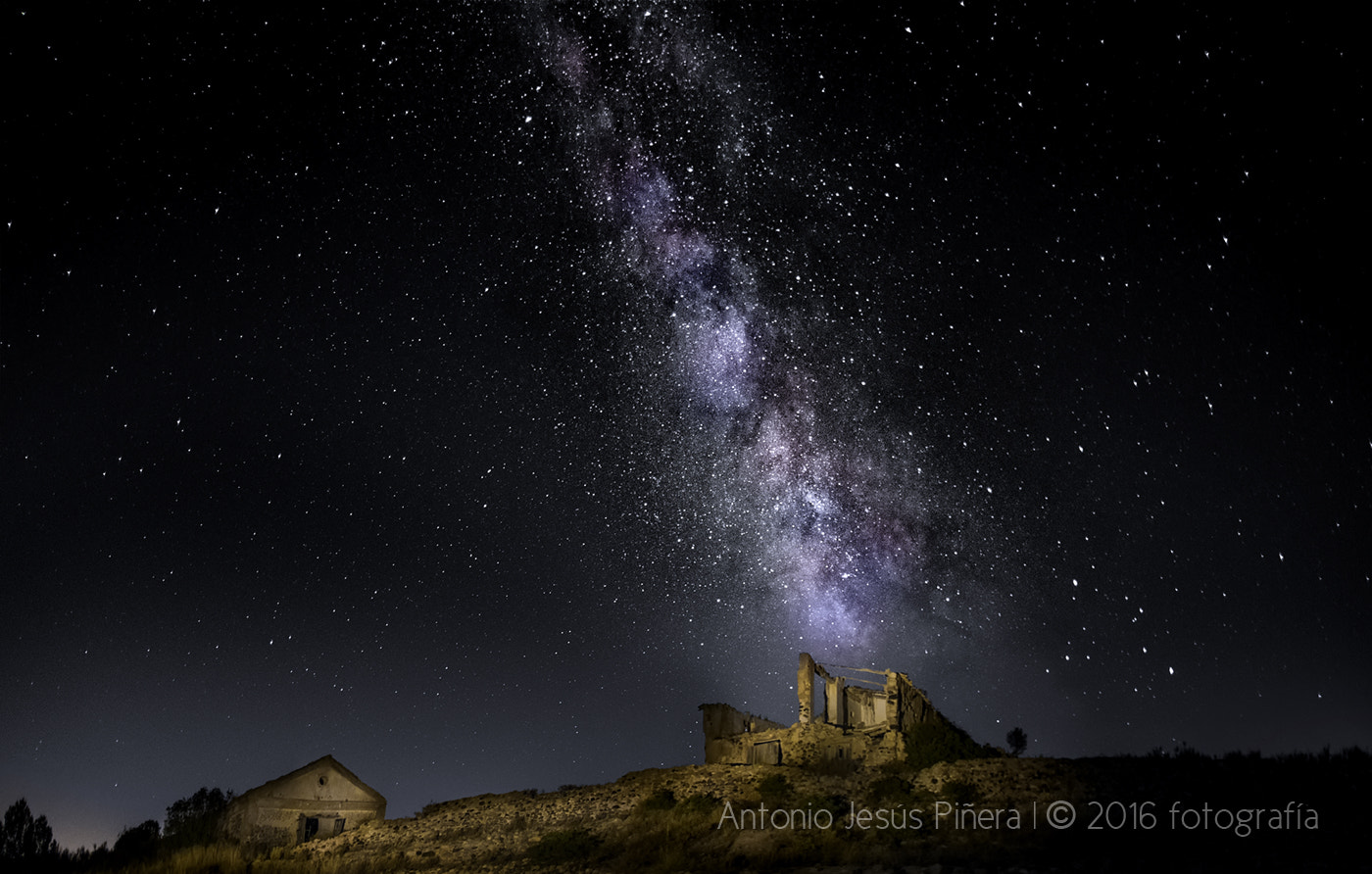 Nikon D750 + Sigma 15mm F2.8 EX DG Diagonal Fisheye sample photo. Vía láctea "desde cieza" photography