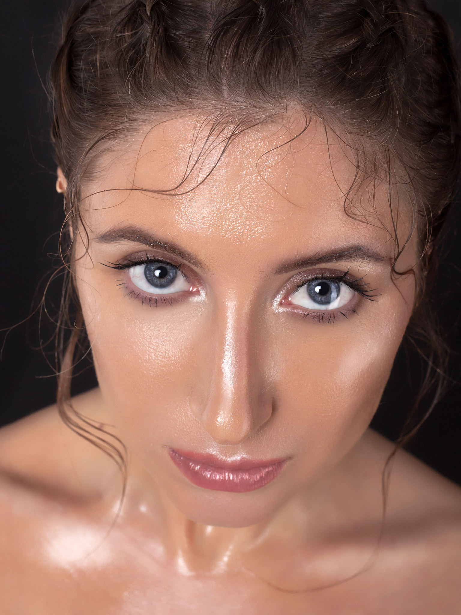 Canon EOS 5D Mark II + Canon EF 50mm F1.8 II sample photo. Wet face photography