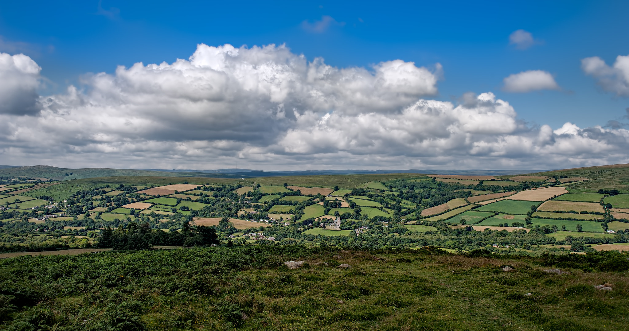 Nikon D700 + AF Zoom-Nikkor 28-105mm f/3.5-4.5D IF sample photo. Widecombe view photography