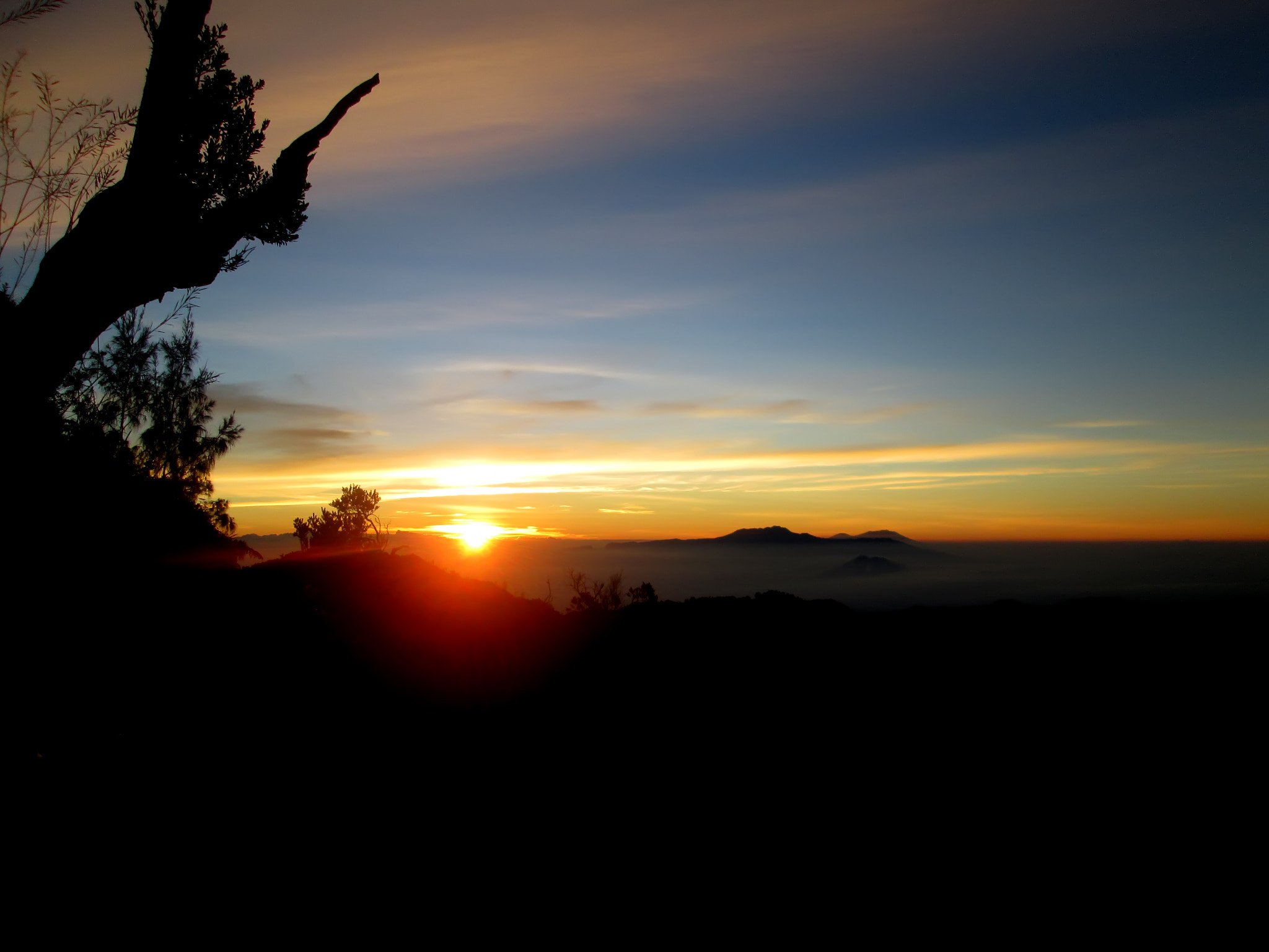 Canon PowerShot A3400 IS sample photo. Sun rise at bromo mountain photography