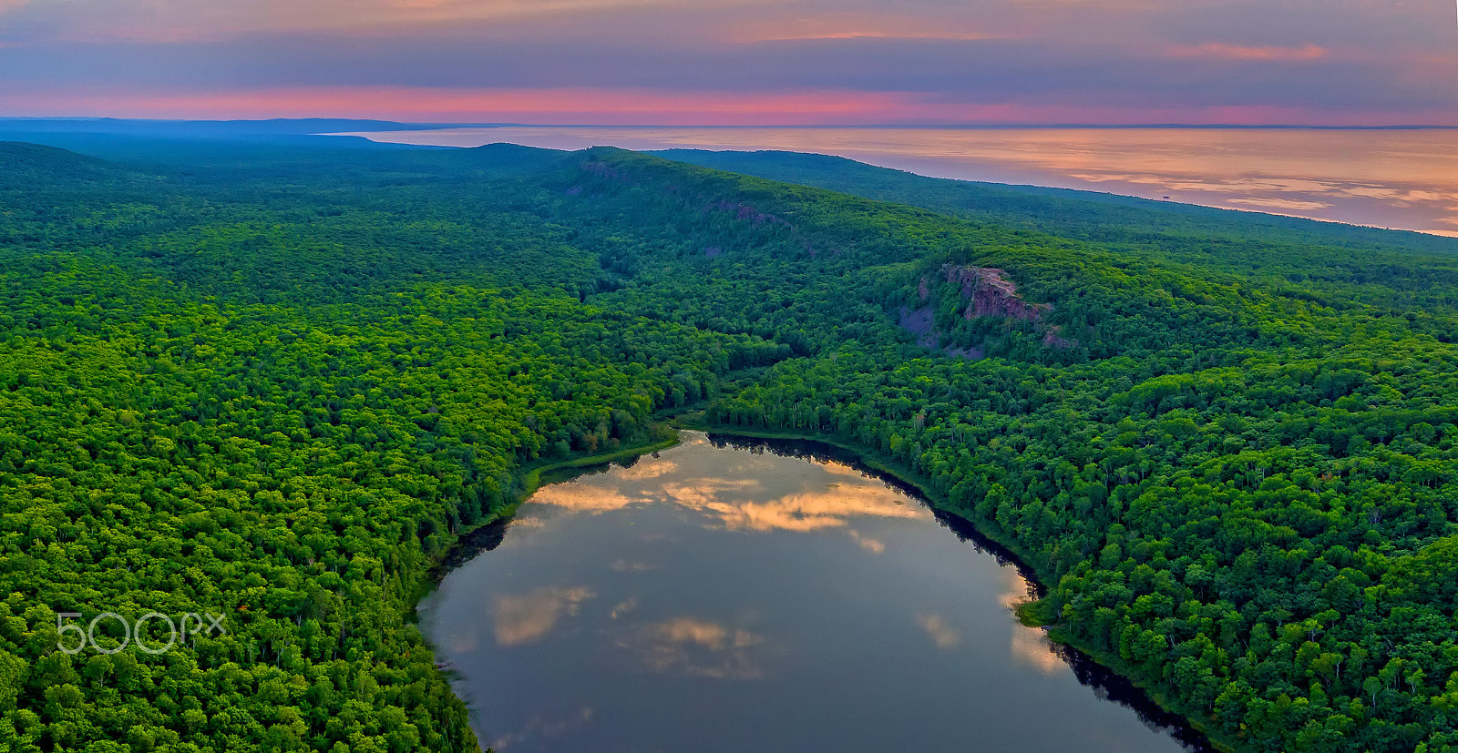 DJI FC550 sample photo. Lake of the clouds photography