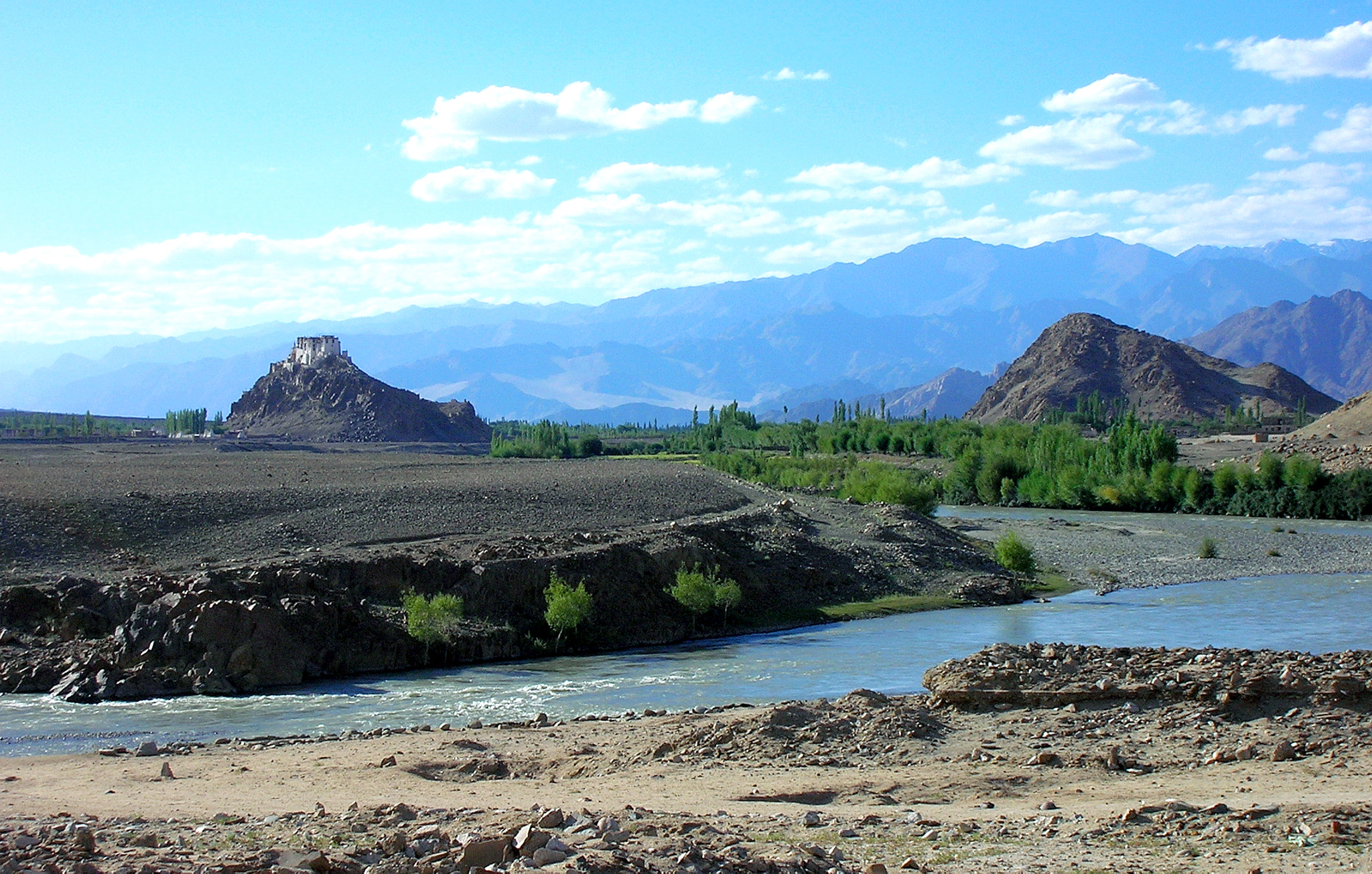 Nikon E4600 sample photo. Thiksey monastery…ladak photography