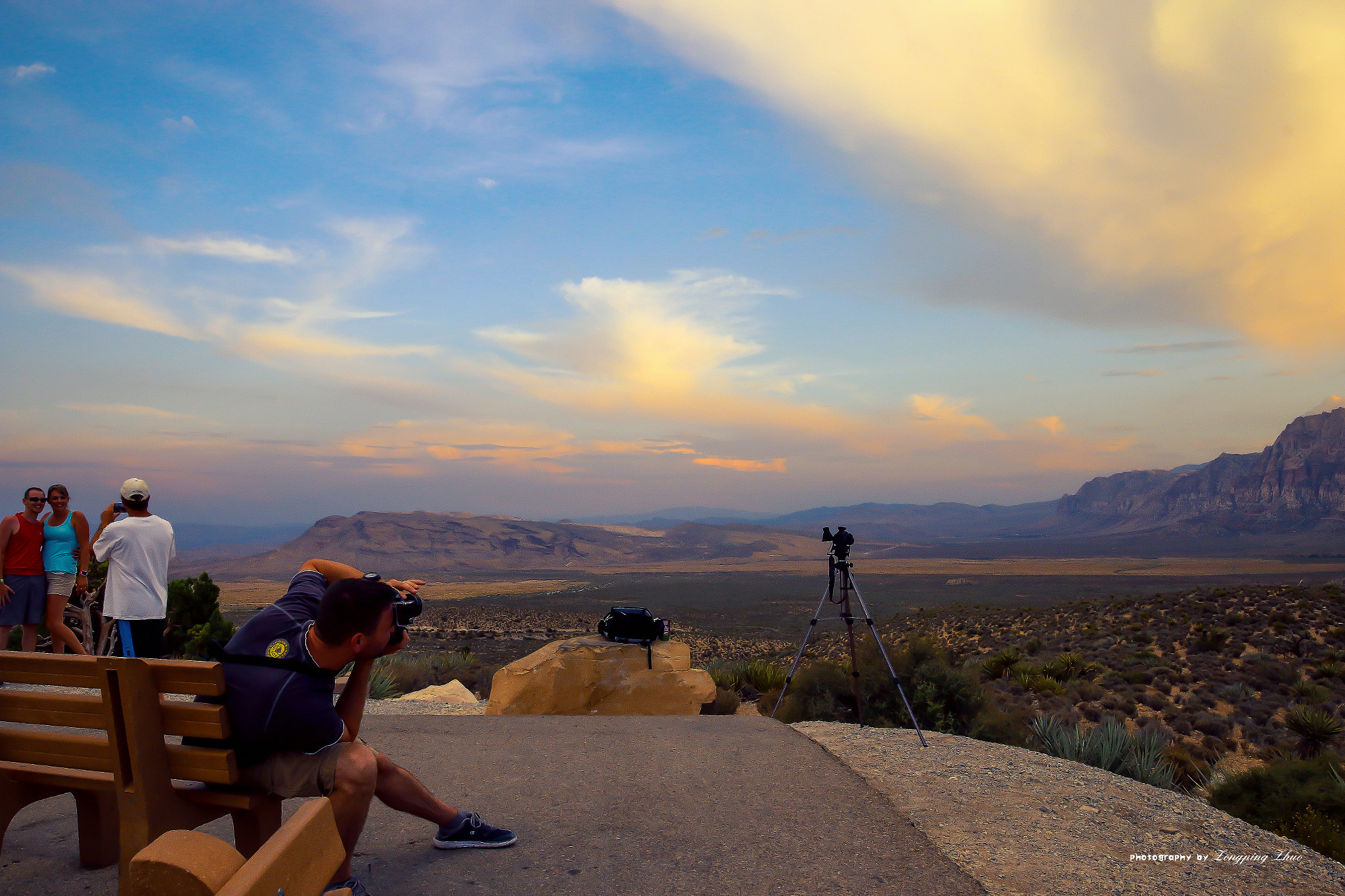 Canon EOS 70D + Canon EF 16-35mm F4L IS USM sample photo. Red rock canyon sunset photography