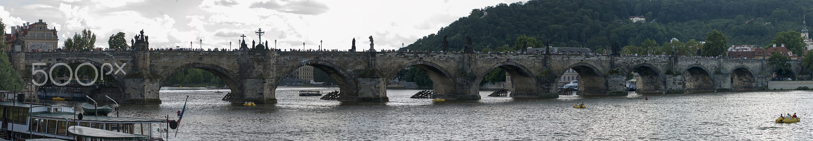 Pentax K20D sample photo. Charles bridge photography