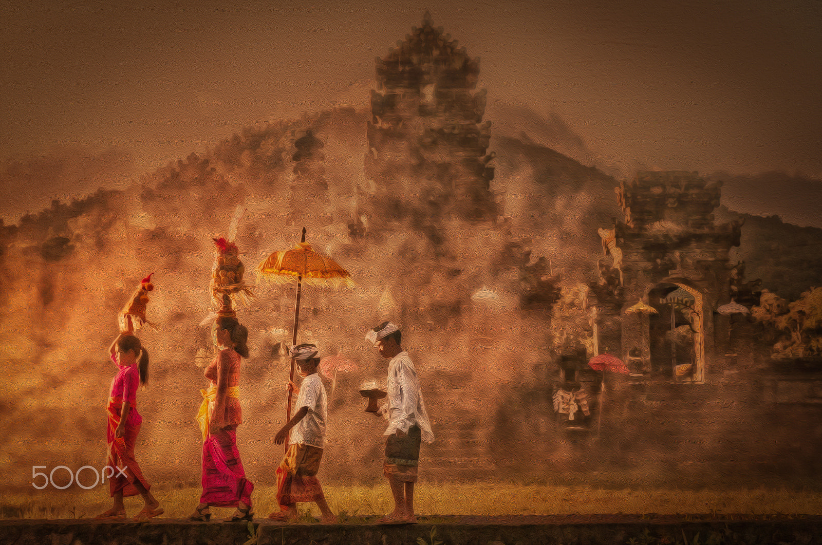Panasonic Lumix DMC-G5 sample photo. Golden morning at the temple photography