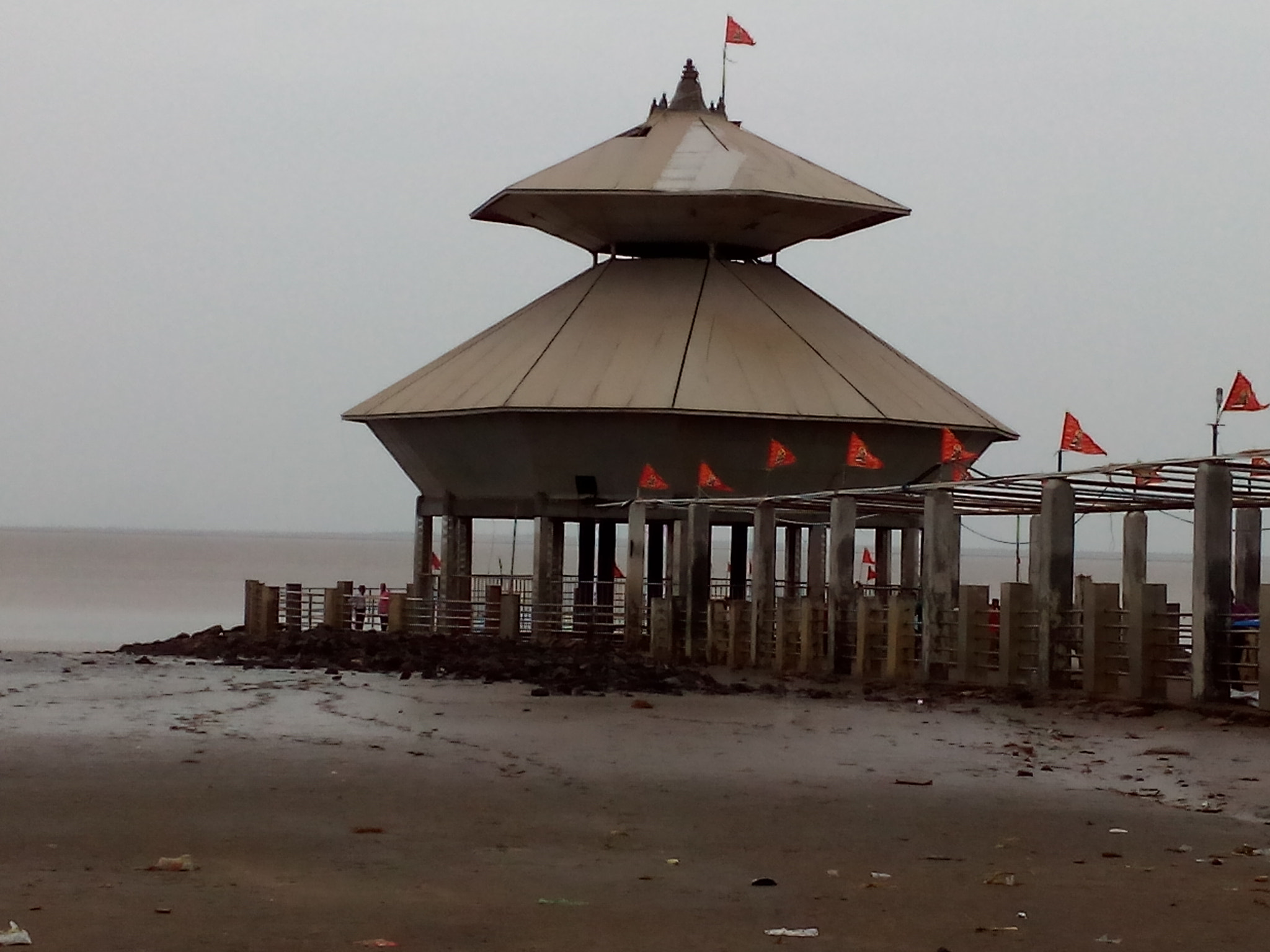 Micromax Canvas Spark sample photo. Temple on sea shore photography