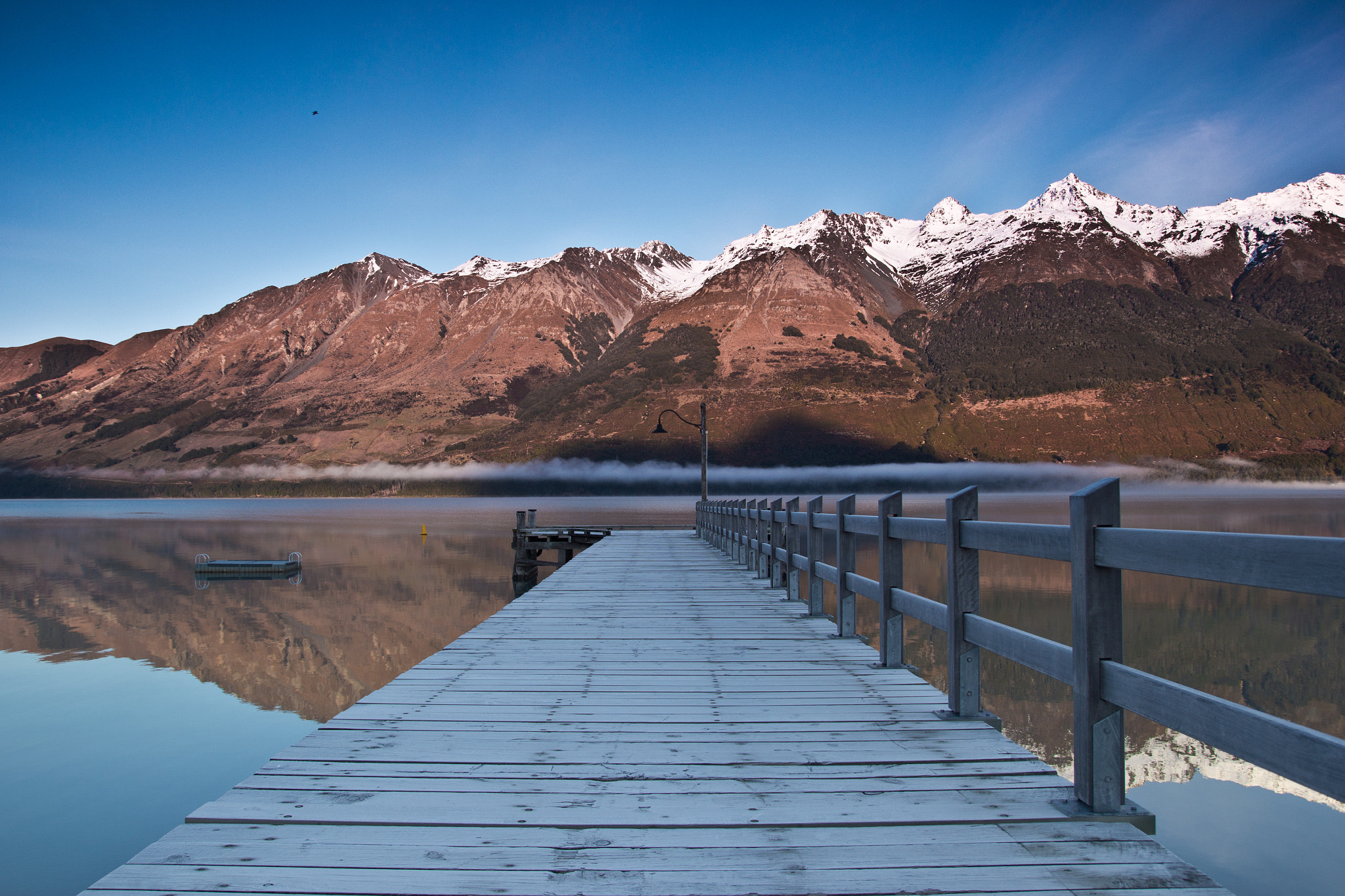 Canon EOS 550D (EOS Rebel T2i / EOS Kiss X4) sample photo. Frosty morning at the glenorchy pier - new zealand photography