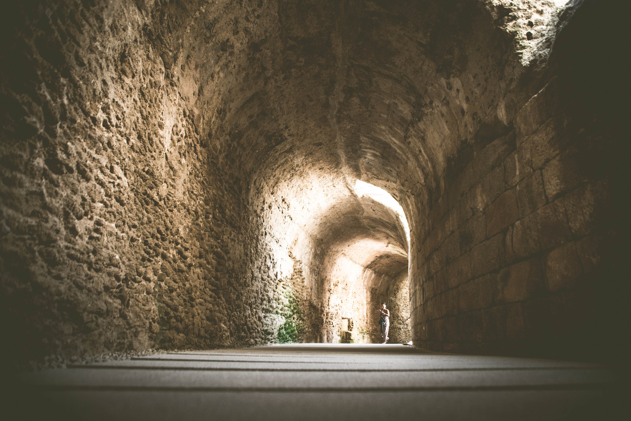 Nikon D800 + Sigma 24-70mm F2.8 EX DG Macro sample photo. Teatro romano de cádiz photography