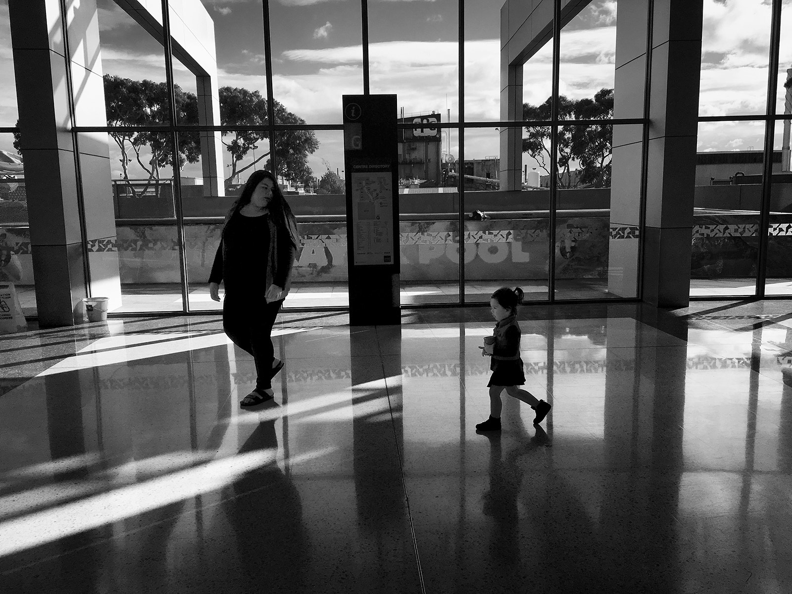 Apple iPhone8,1 sample photo. Walking with mum photography