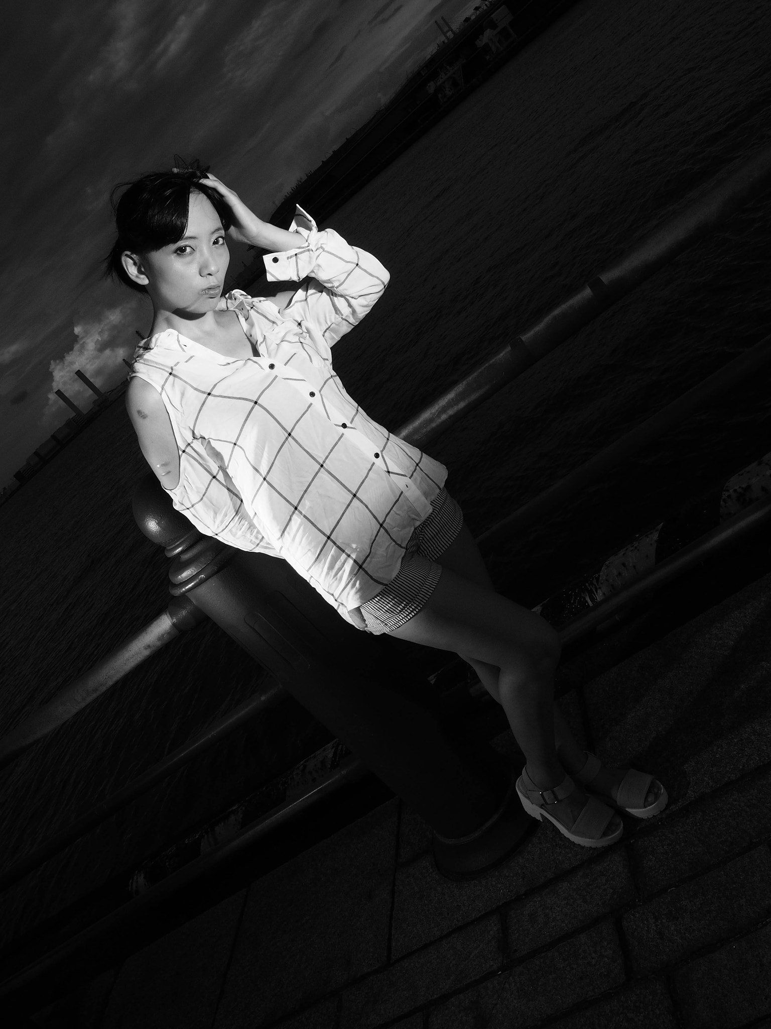 Olympus OM-D E-M1 + LEICA DG SUMMILUX 15/F1.7 sample photo. Model:megumi photography