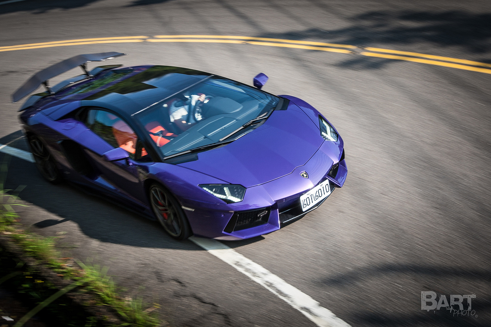 Canon EOS-1D Mark III sample photo. Purple lamborghini aventador sv photography