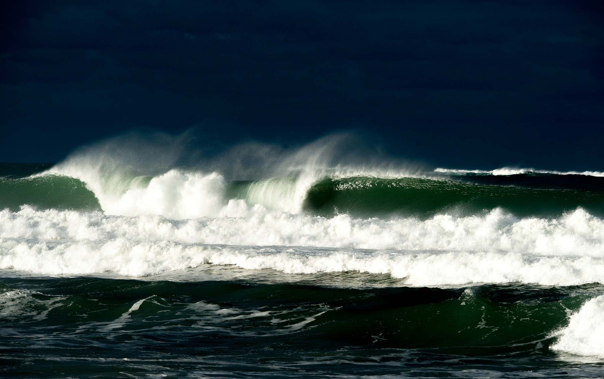 Nikon D3 sample photo. Some light poking through the clouds. photography