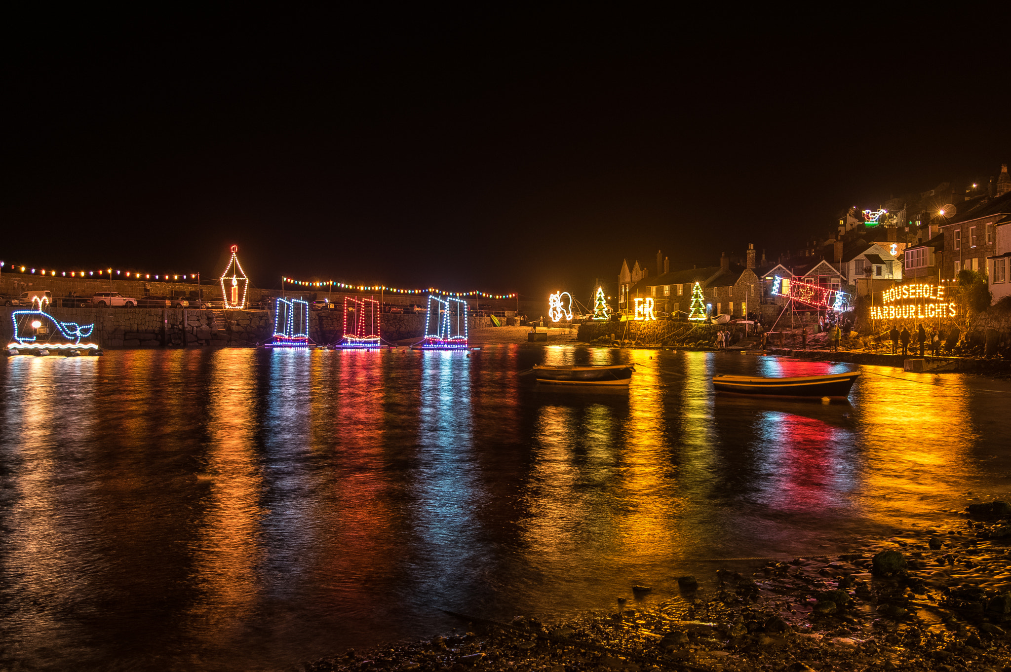 Pentax K-3 sample photo. Mousehole lights photography