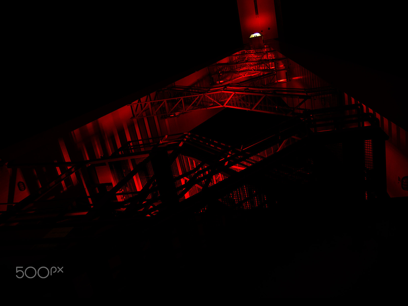 LUMIX G VARIO 14-42/F3.5-5.6 II sample photo. Red crane photography