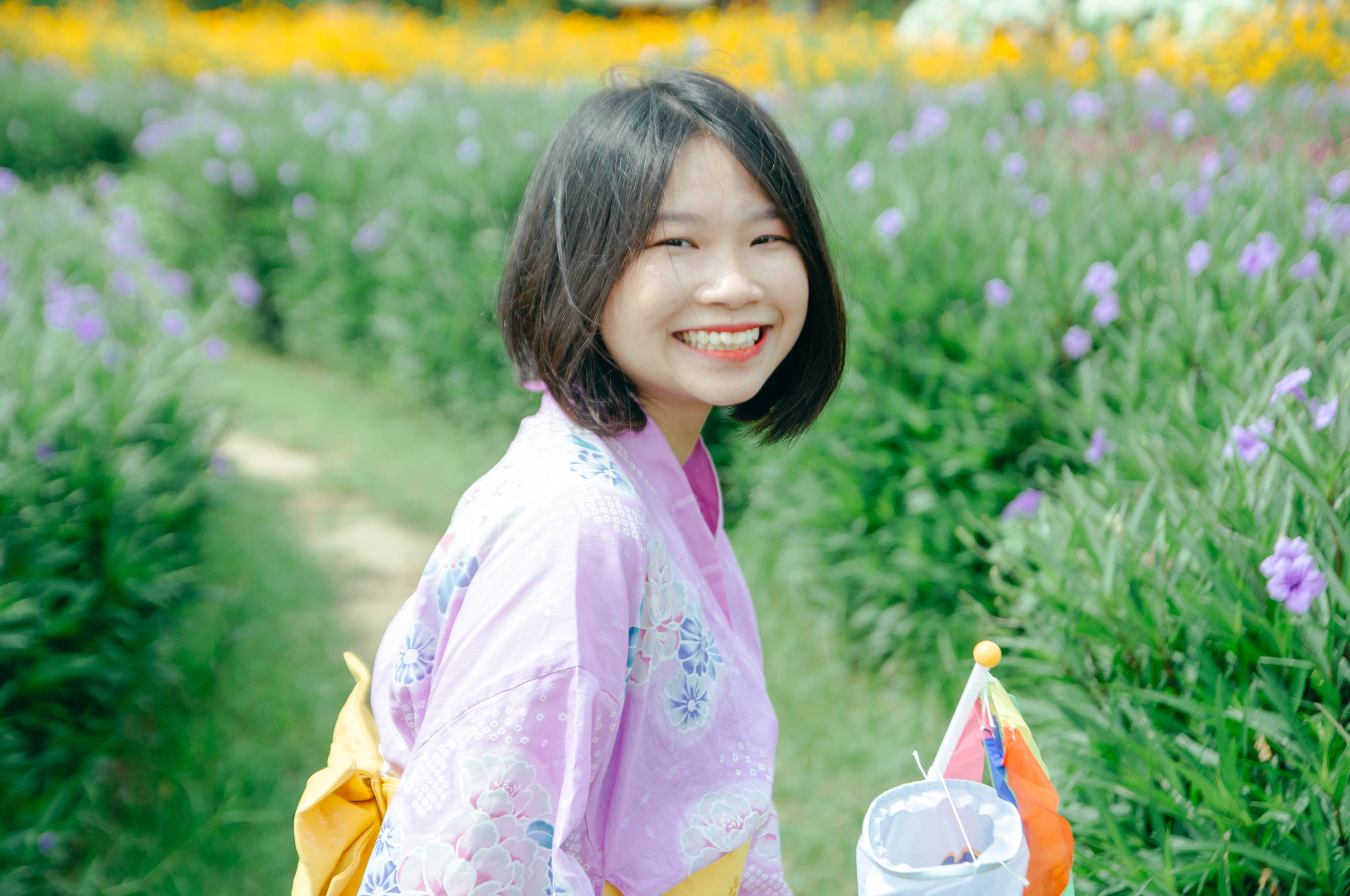 Nikon D300S sample photo. Yukata girl photography