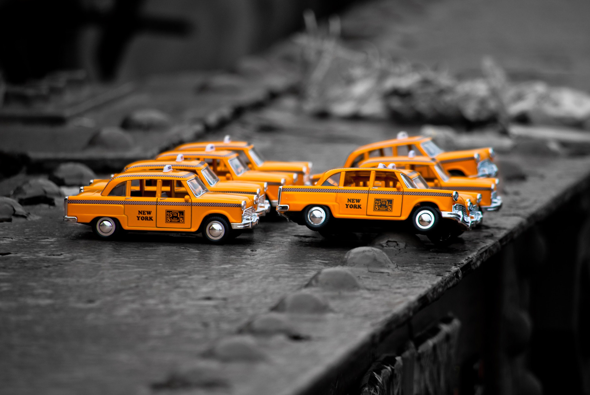 Nikon D60 sample photo. Nyc taxi photography