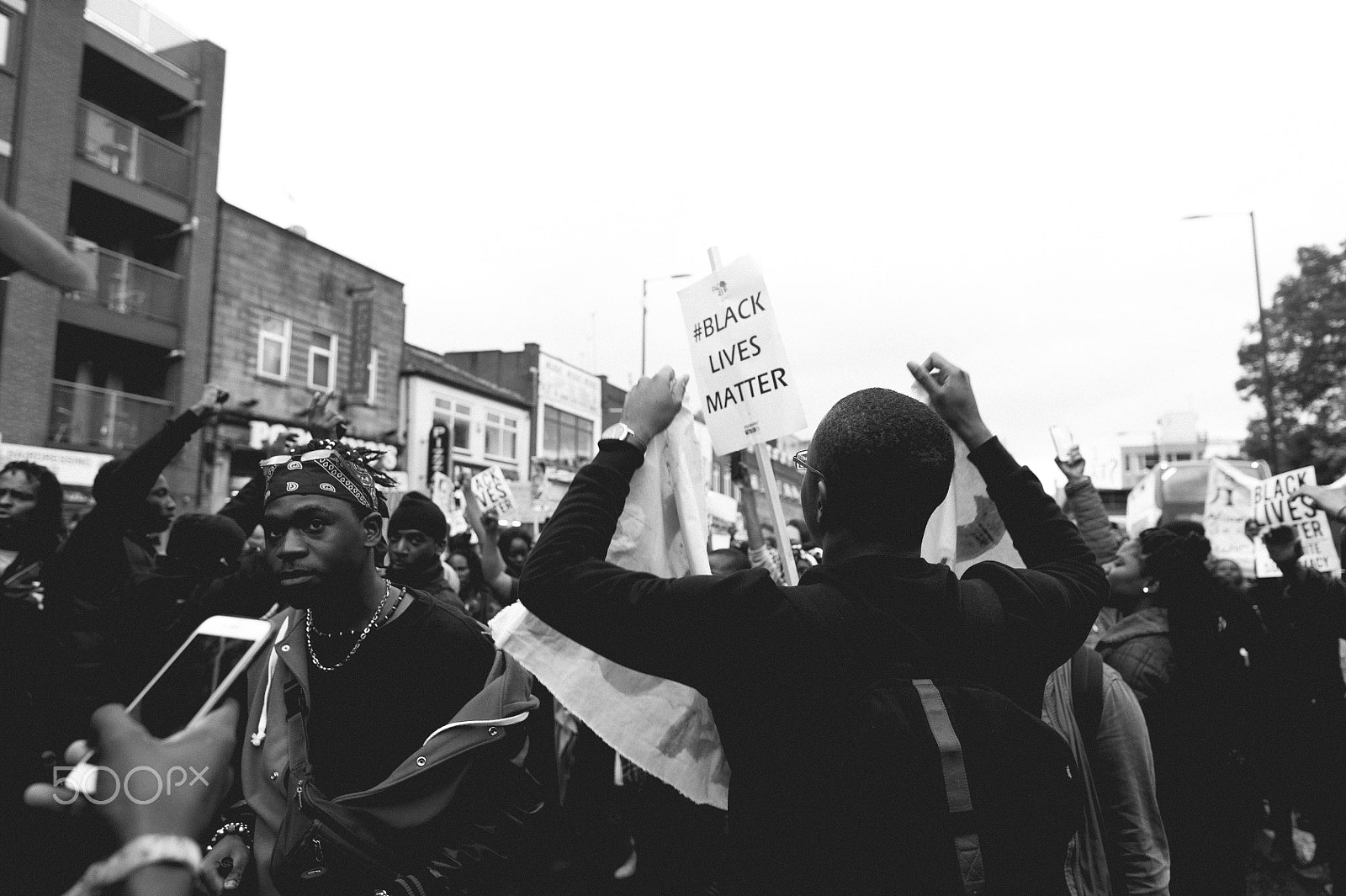 Nikon D700 + Nikon AF-S Nikkor 24mm F1.8G ED sample photo. Black lives matter : manchester [002] photography