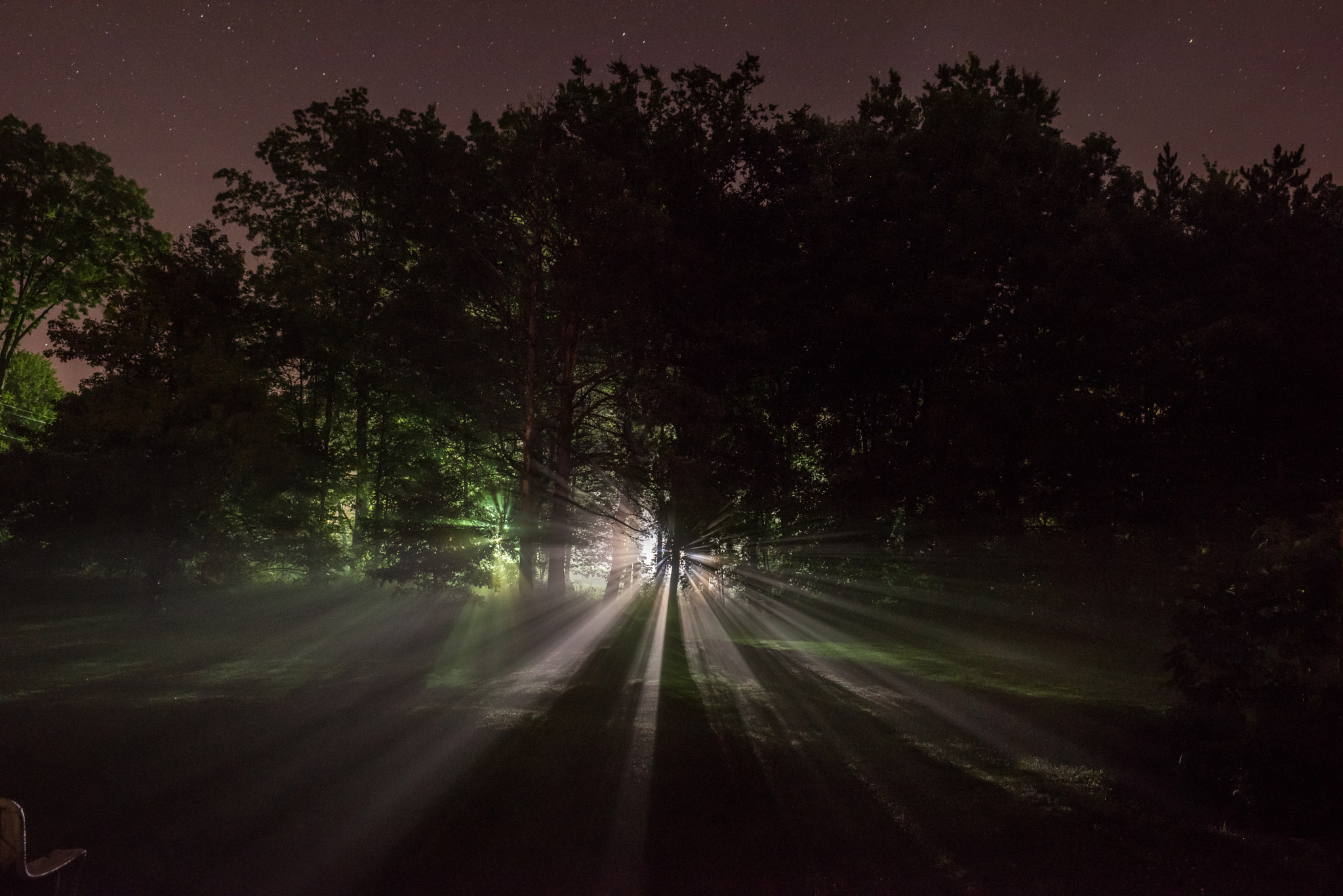 Nikon AF-S Nikkor 28-70mm F2.8 ED-IF sample photo. Night fog photography
