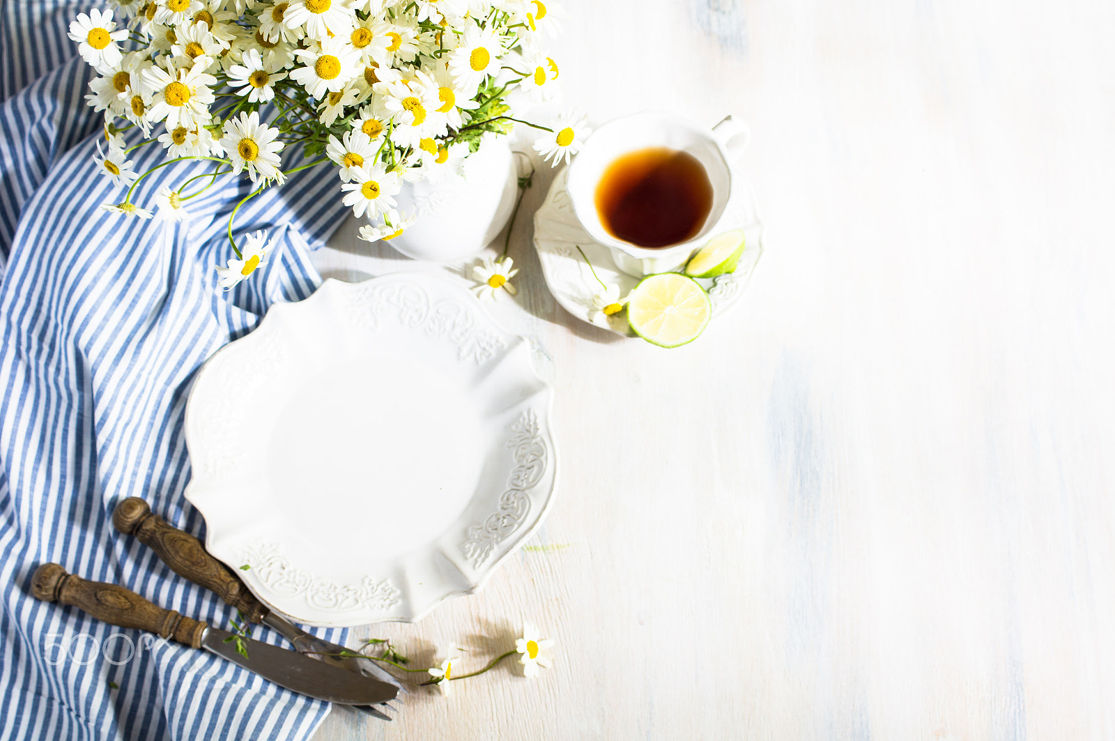 Sony SLT-A55 (SLT-A55V) sample photo. Summertime table setting photography