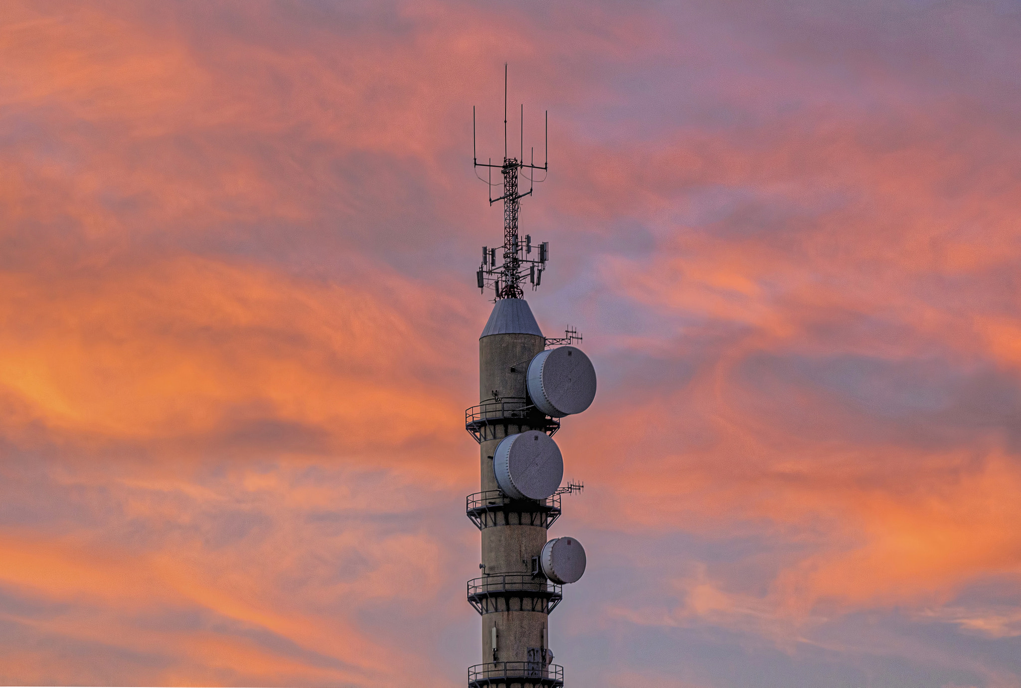 Canon EF 75-300mm f/4-5.6 USM sample photo. Big antenna photography