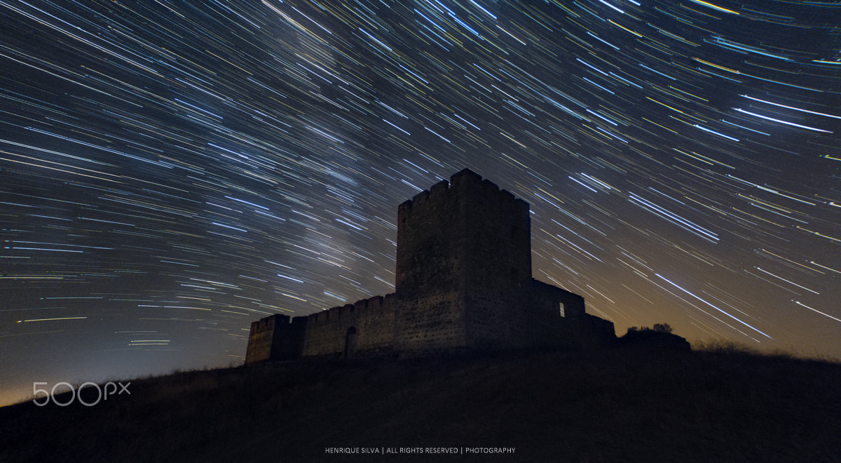 Tokina AT-X Pro 12-24mm F4 (IF) DX sample photo. Medieval star trail photography